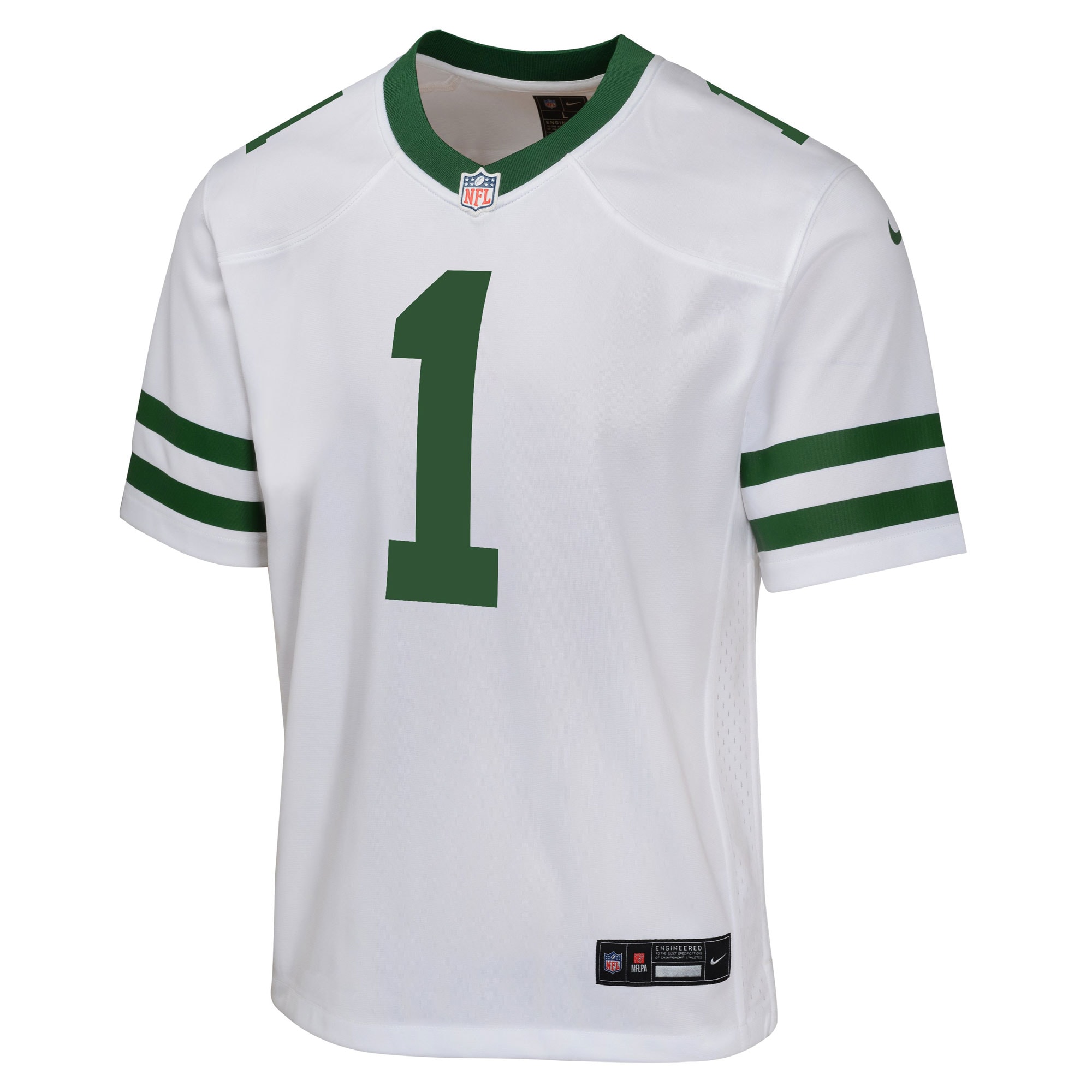 New York Jets Ahmad Sauce Gardner Legacy White Game NFL Jersey Youth
