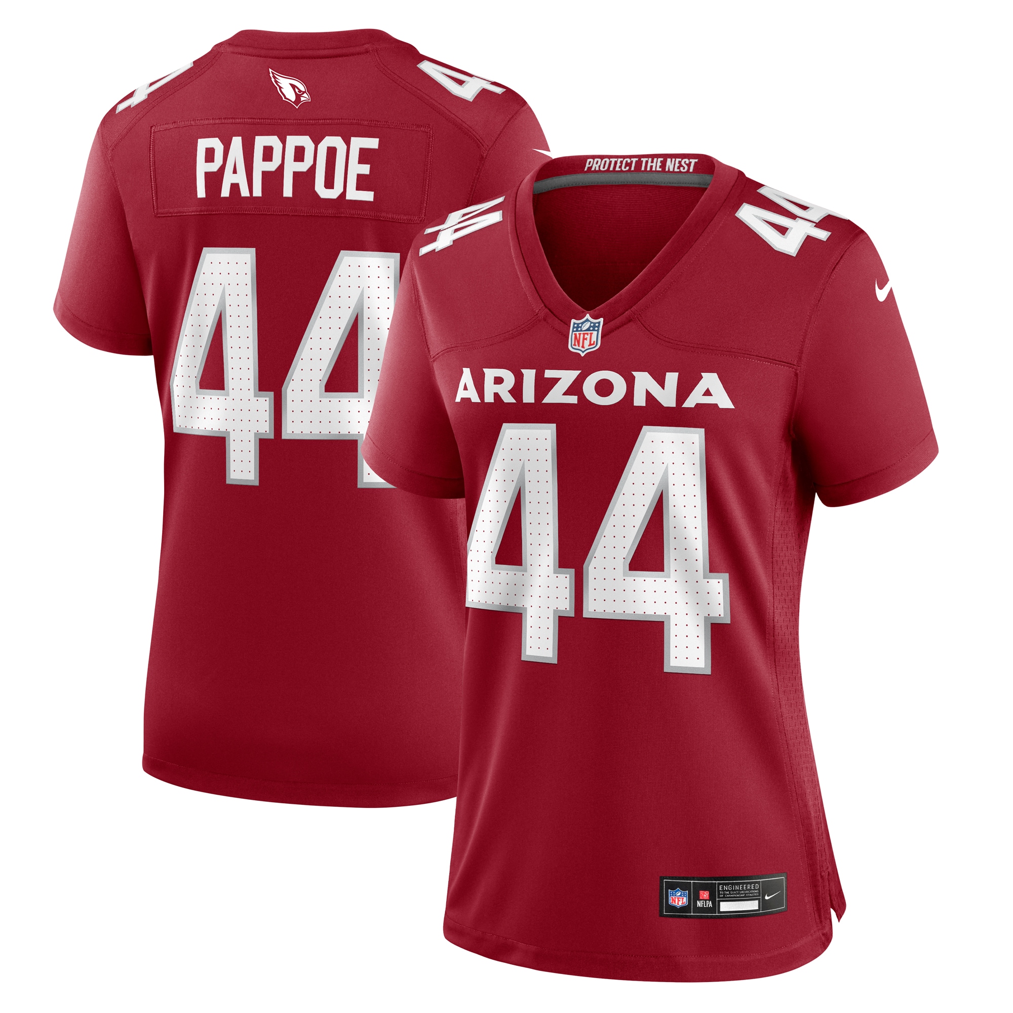 Arizona Cardinals Owen Pappoe Cardinal Game NFL Jersey Women's