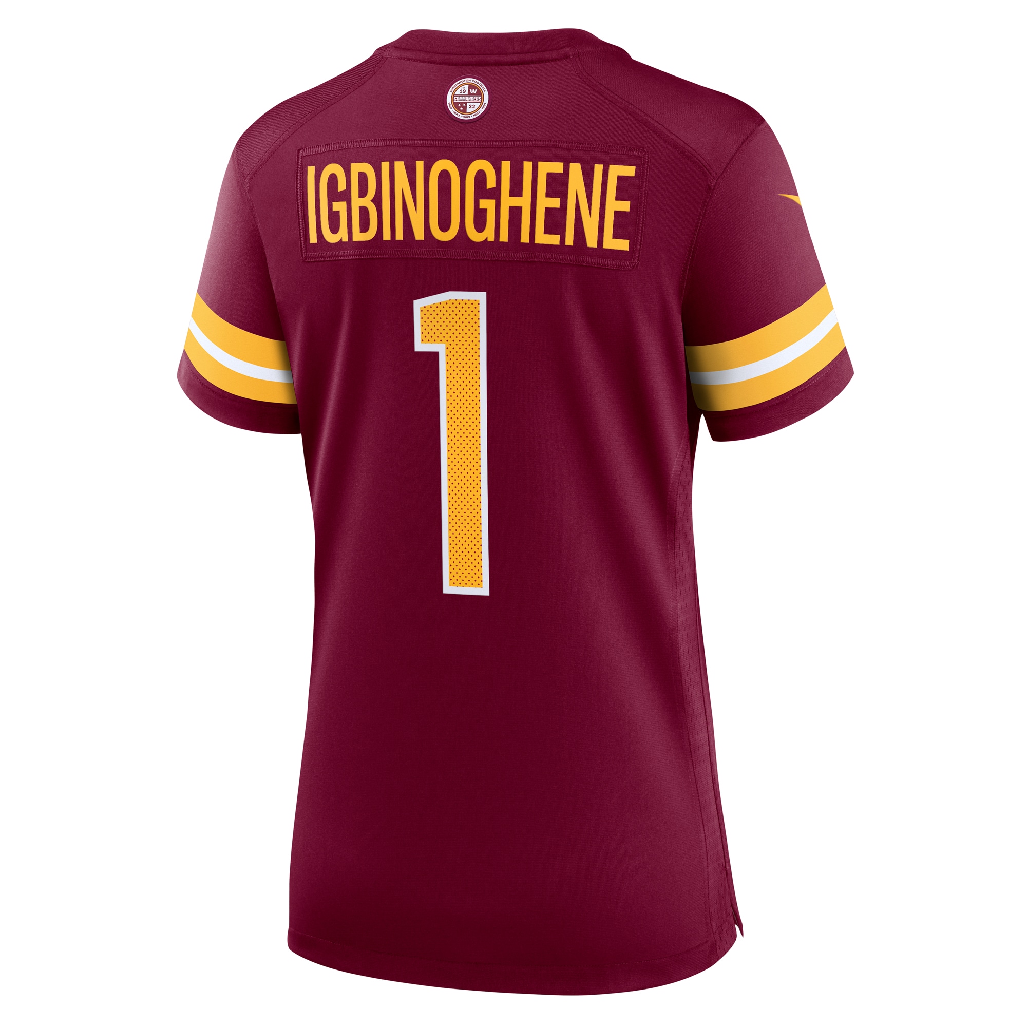 Washington Commanders Noah Igbinoghene Burgundy Game NFL Jersey Women's