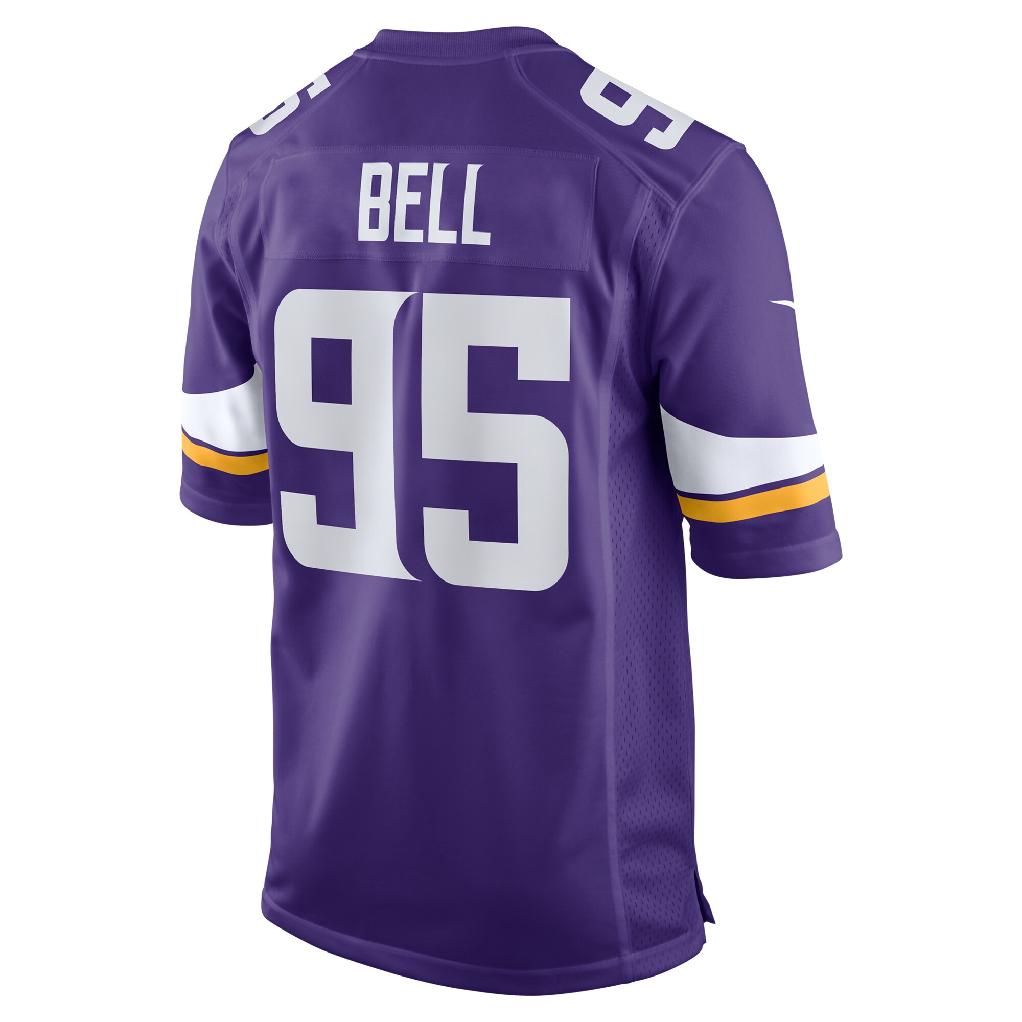Minnesota Vikings Travis Bell Purple Game NFL Jersey Men's