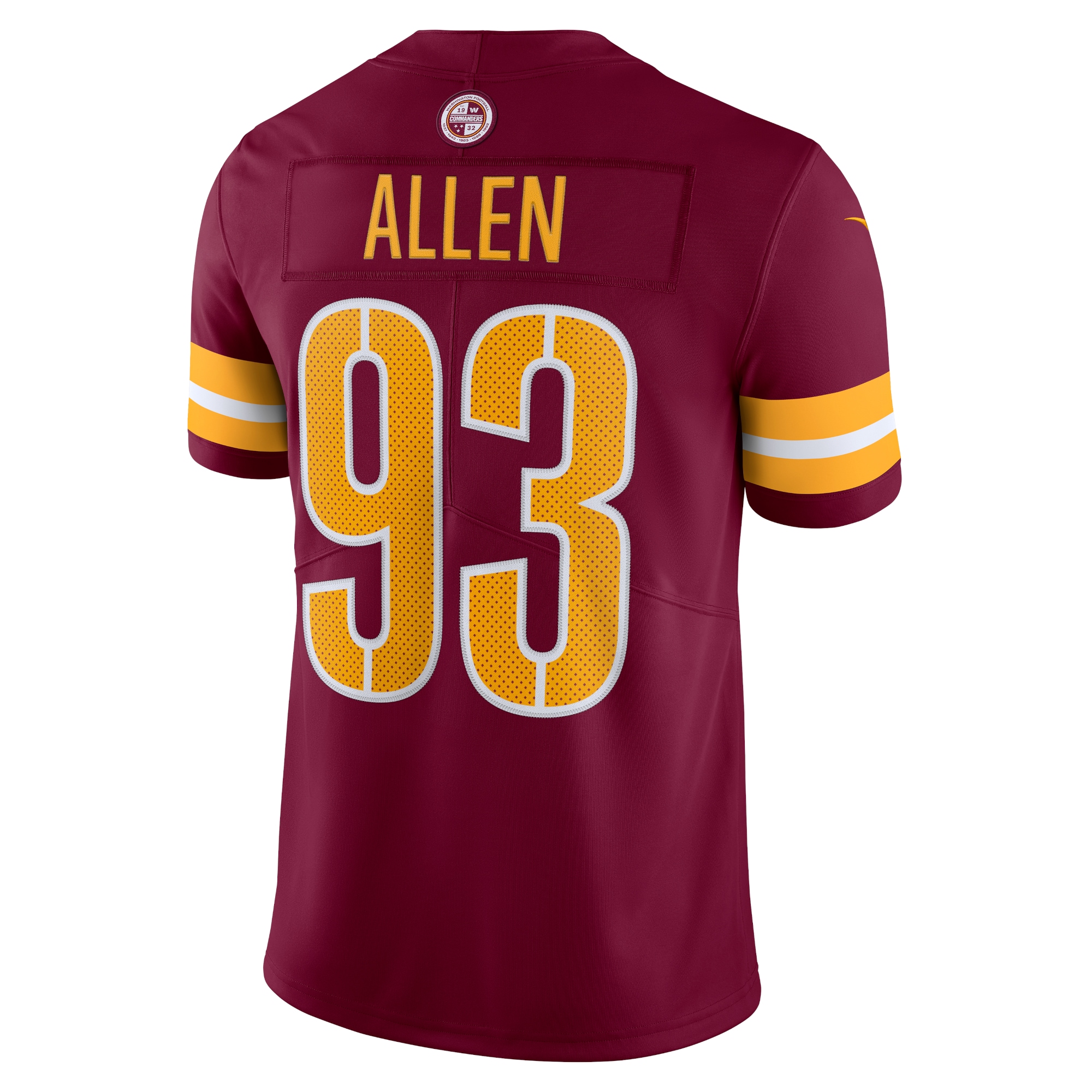 Washington Commanders Jonathan Allen Burgundy Vapor Limited NFL Jersey Men's