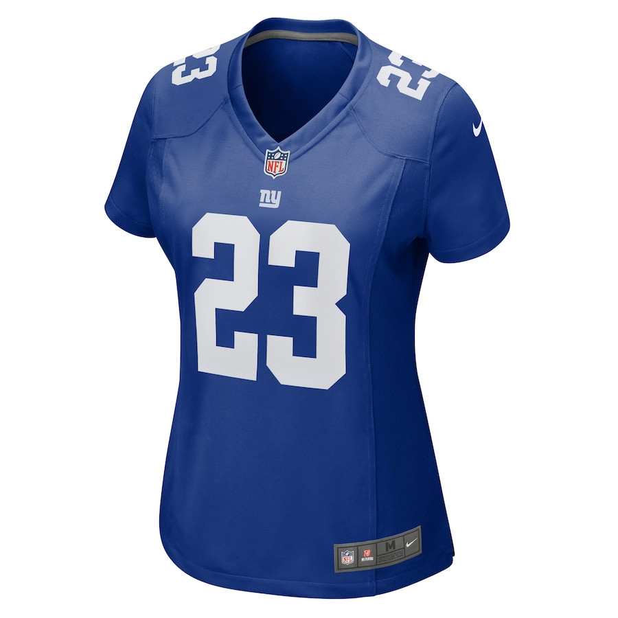 Anthony Johnson Jr. 23 New York Giants Game Royal NFL Jersey Women's