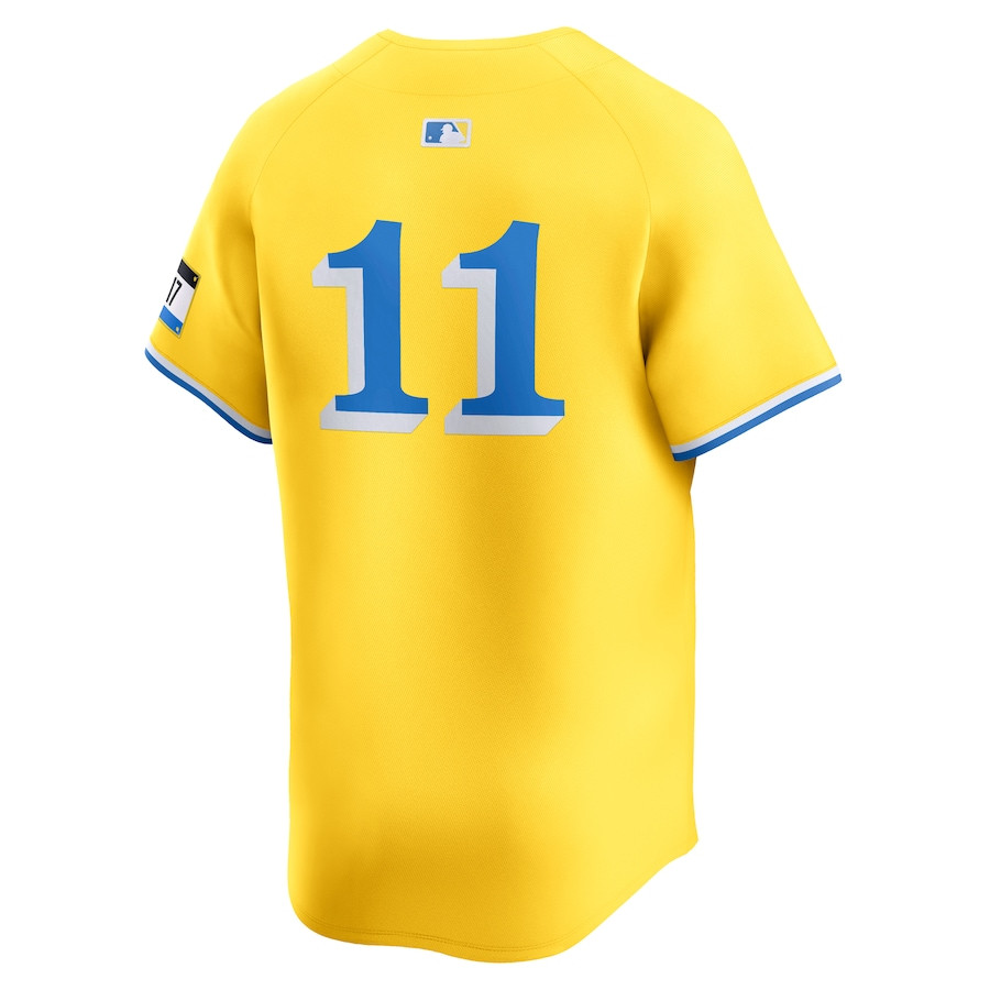 Rafael Devers 11 Boston Red Sox City Connect Limited Gold MLB Jersey Men's