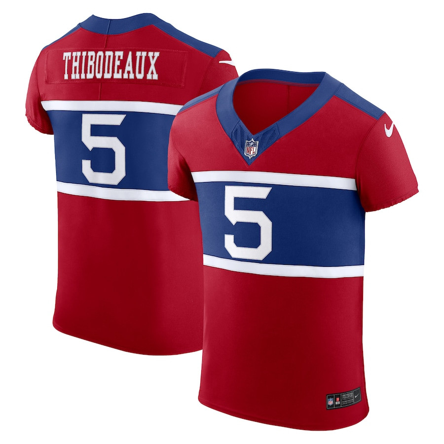 Kayvon Thibodeaux 5 New York Giants Alternate Vapor F.U.S.E. Elite Player Century Red NFL Jersey Men's