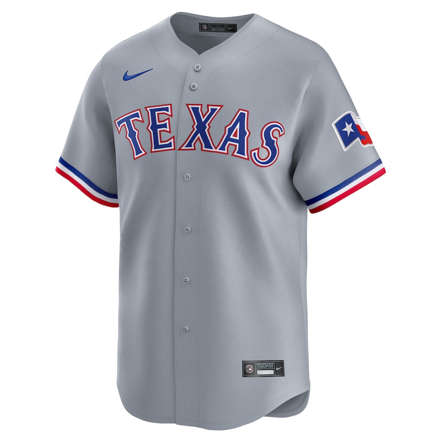 Evan Carter 32 Texas Rangers Away Limited Gray MLB Jersey Men's