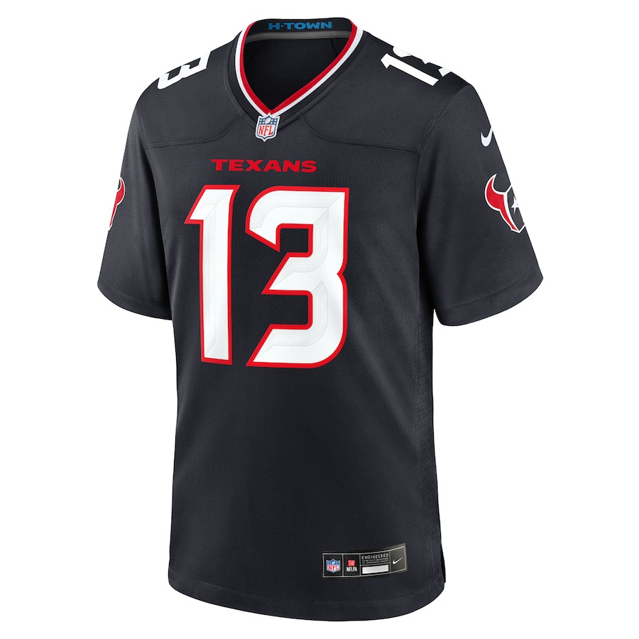 DelShawn Phillips 13 Houston Texans Team Game Navy NFL Jersey Men's