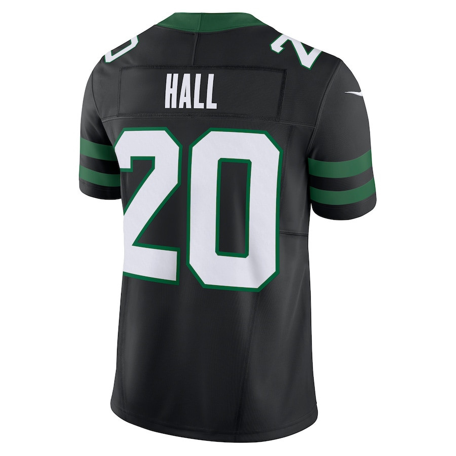 Breece Hall 20 New York Jets Alternate Vapor F.U.S.E. Limited Legacy Black NFL Jersey Men's