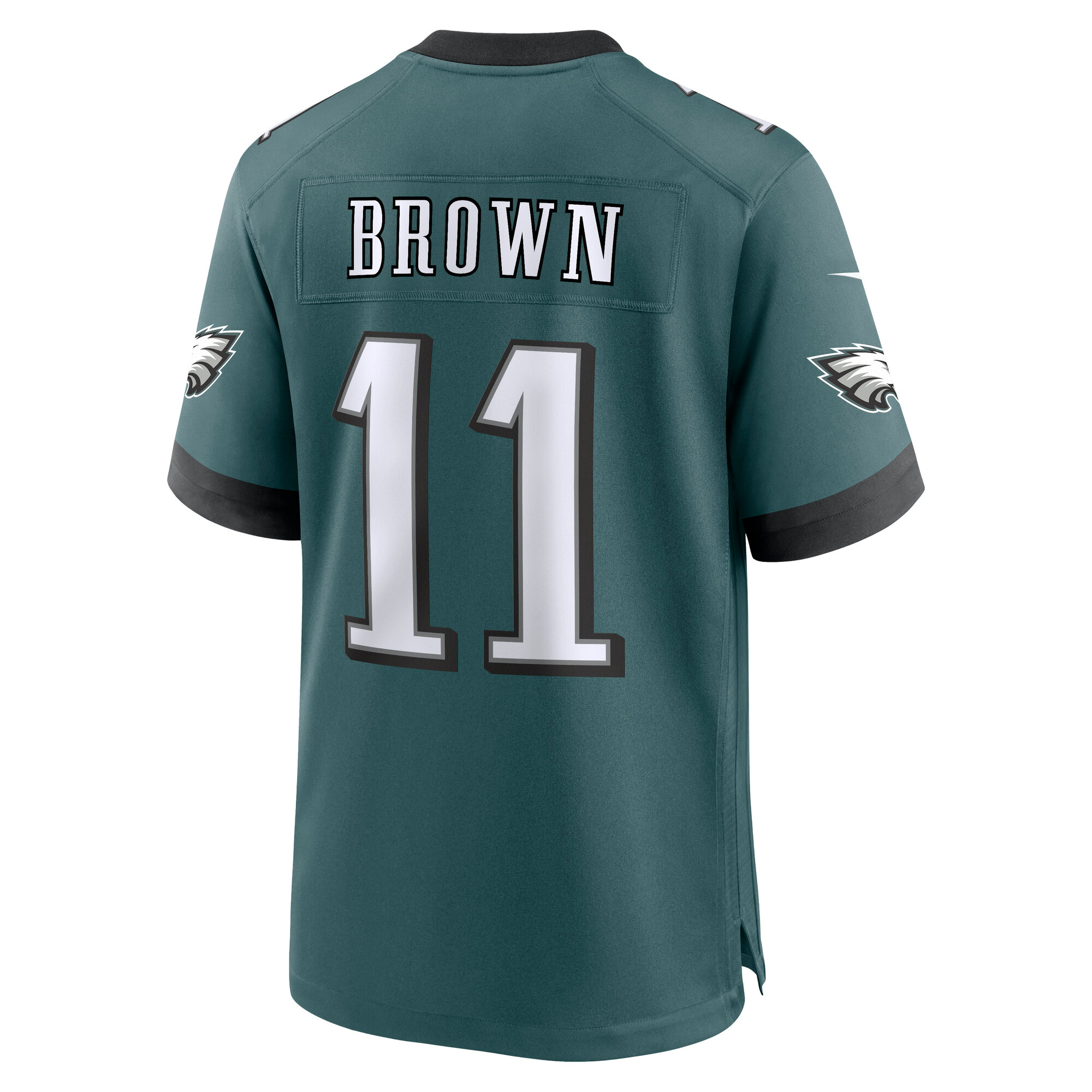Philadelphia Eagles A.J. Brown Midnight Green Super Bowl LIX Game Player NFL Jersey Men's