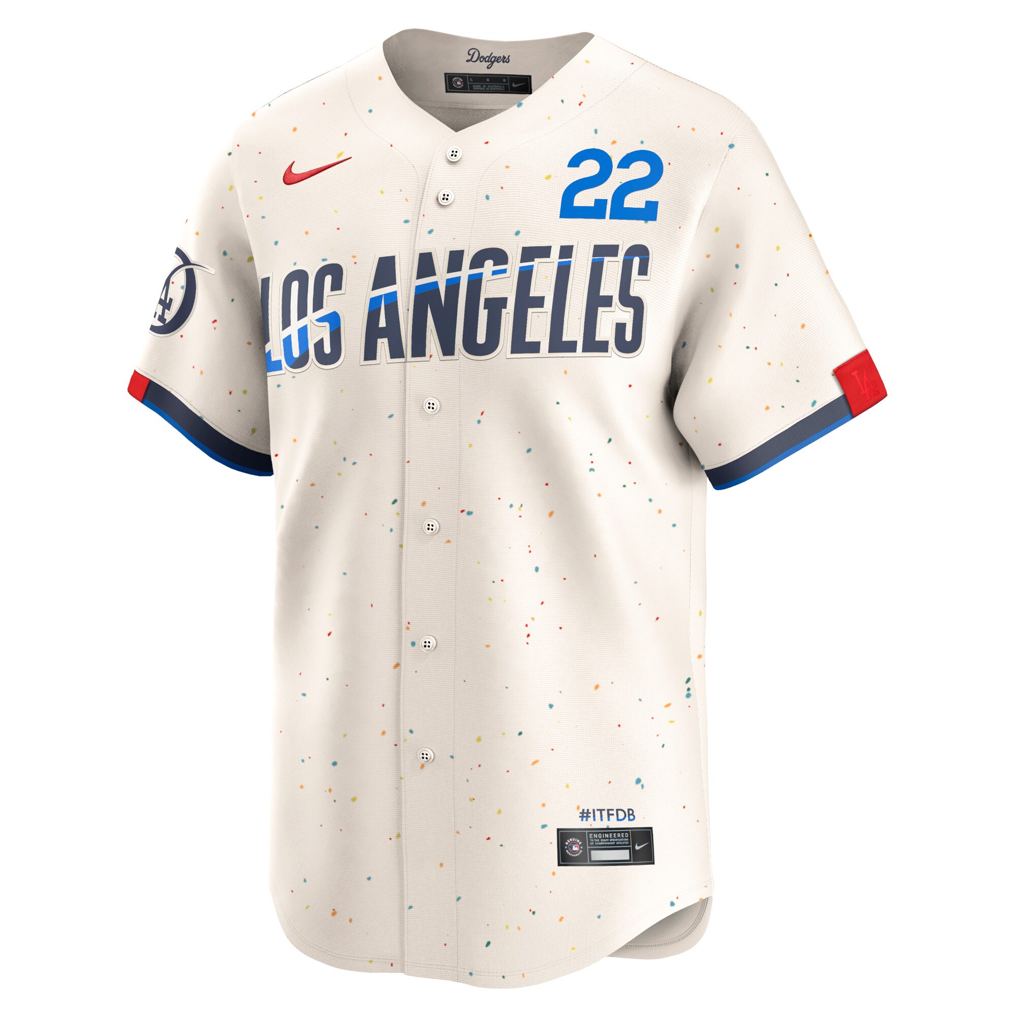 Los Angeles Dodgers Clayton Kershaw Cream 2024 City Connect Limited Player MLB Jersey Men's