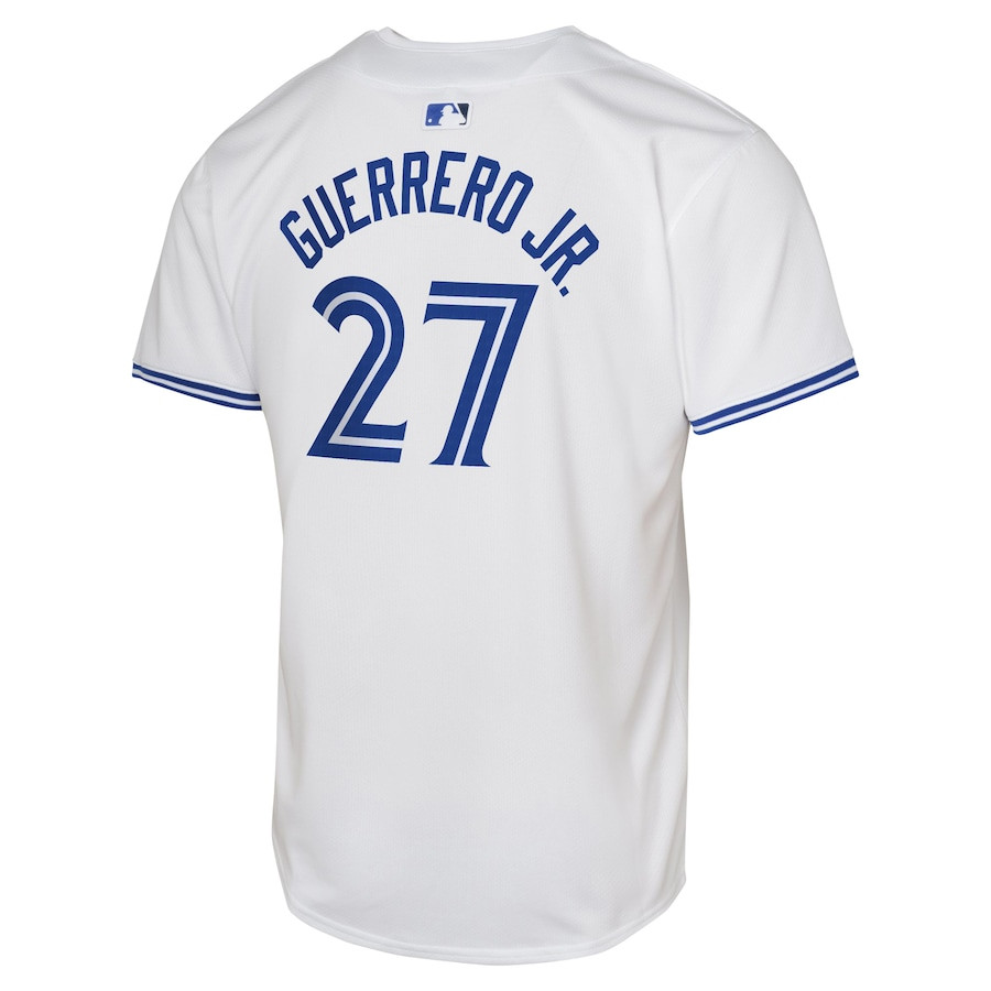 Vladimir Guerrero Jr. 27 Toronto Blue Jays Home Limited Player White MLB Jersey Youth