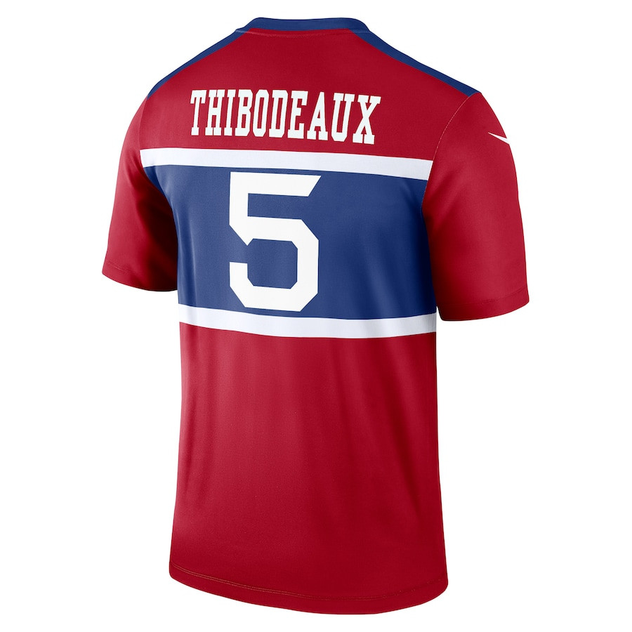 Kayvon Thibodeaux 5 New York Giants Alternate Legend Player Century Red NFL Jersey Men's
