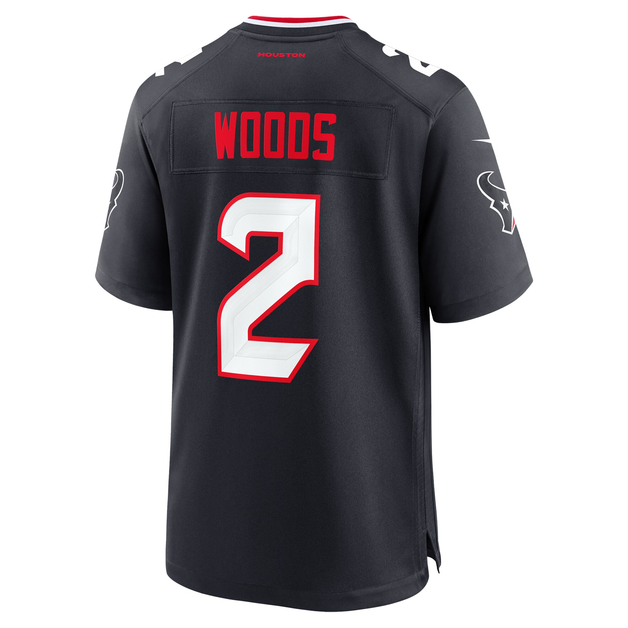 Houston Texans Robert Woods Navy Team Game NFL Jersey Men's