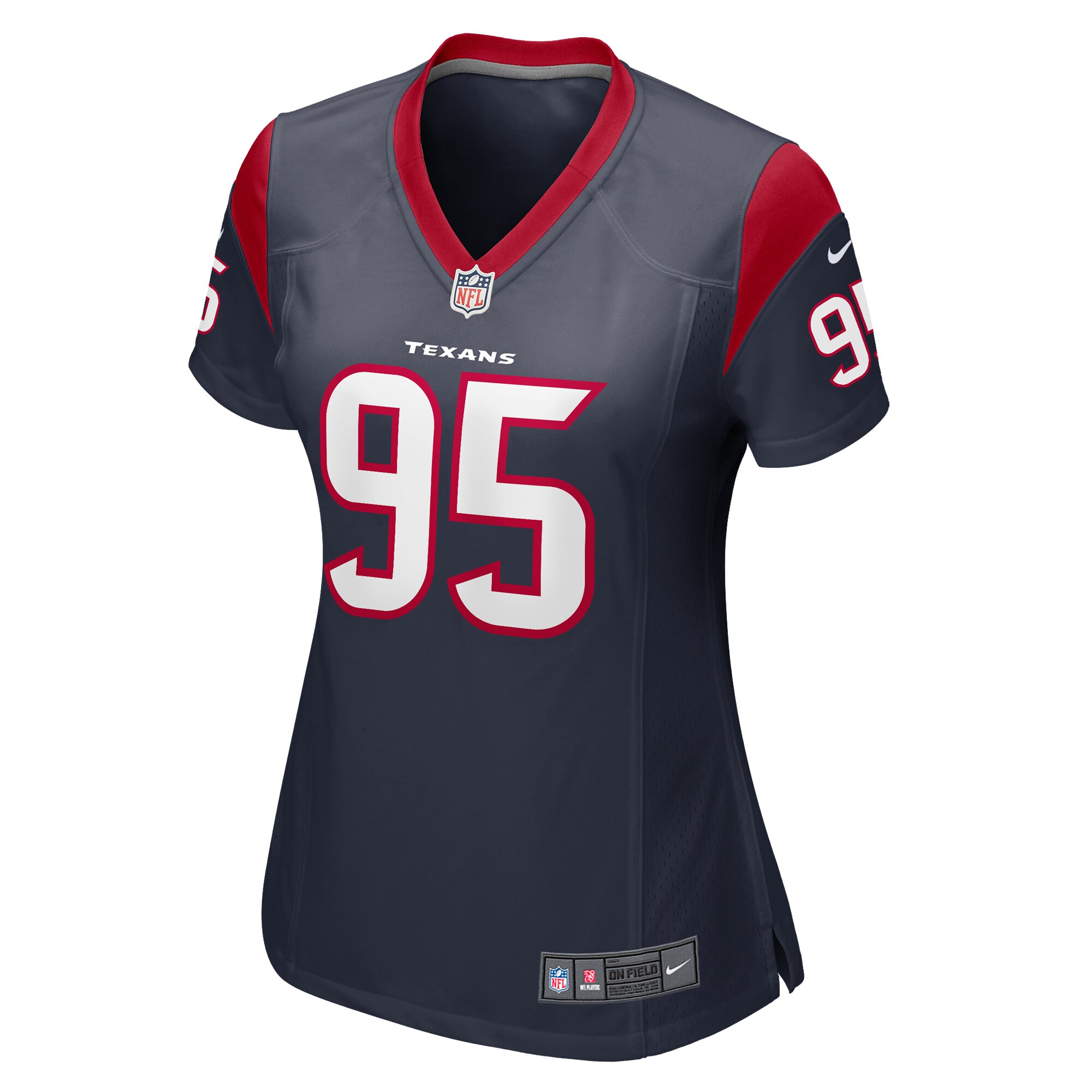 Houston Texans Derek Barnett Navy Game NFL Jersey Women's