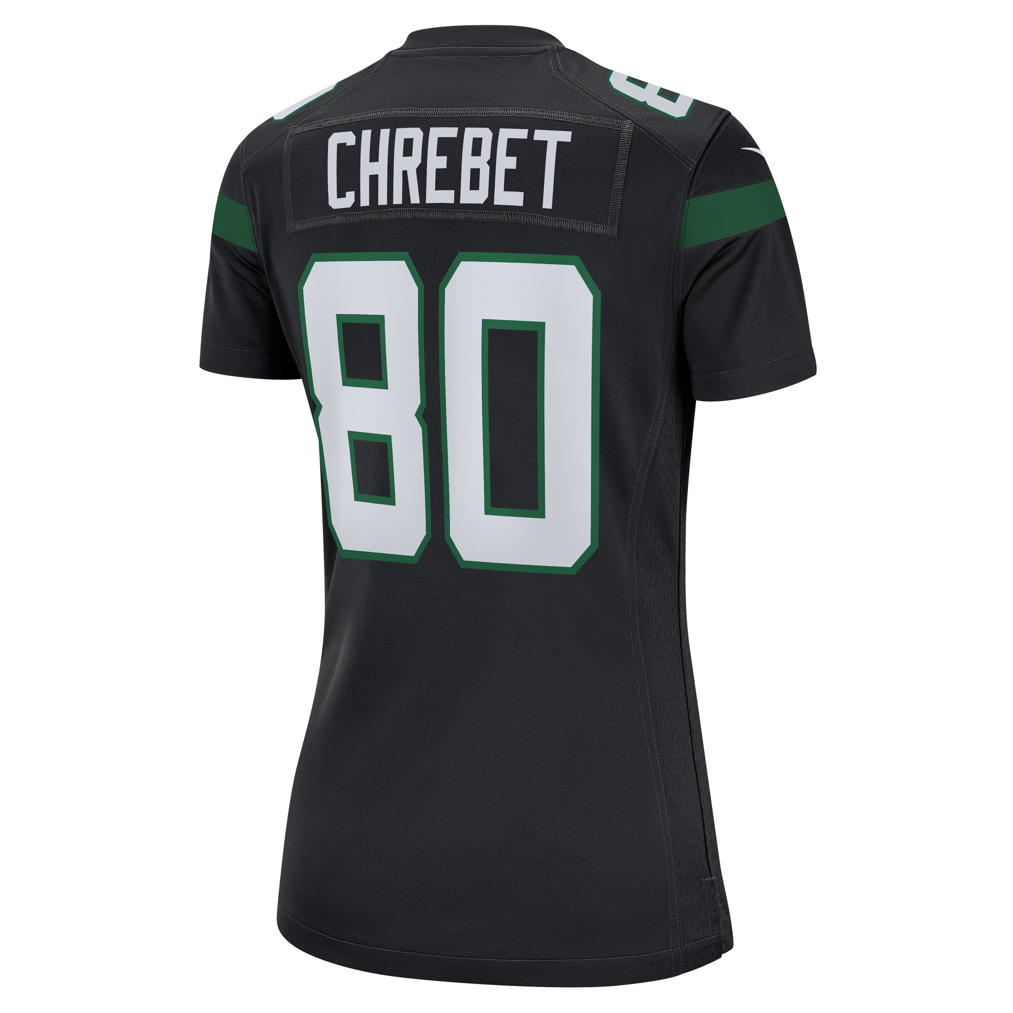 New York Jets Wayne Chrebet Black Retired Player NFL Jersey Women's