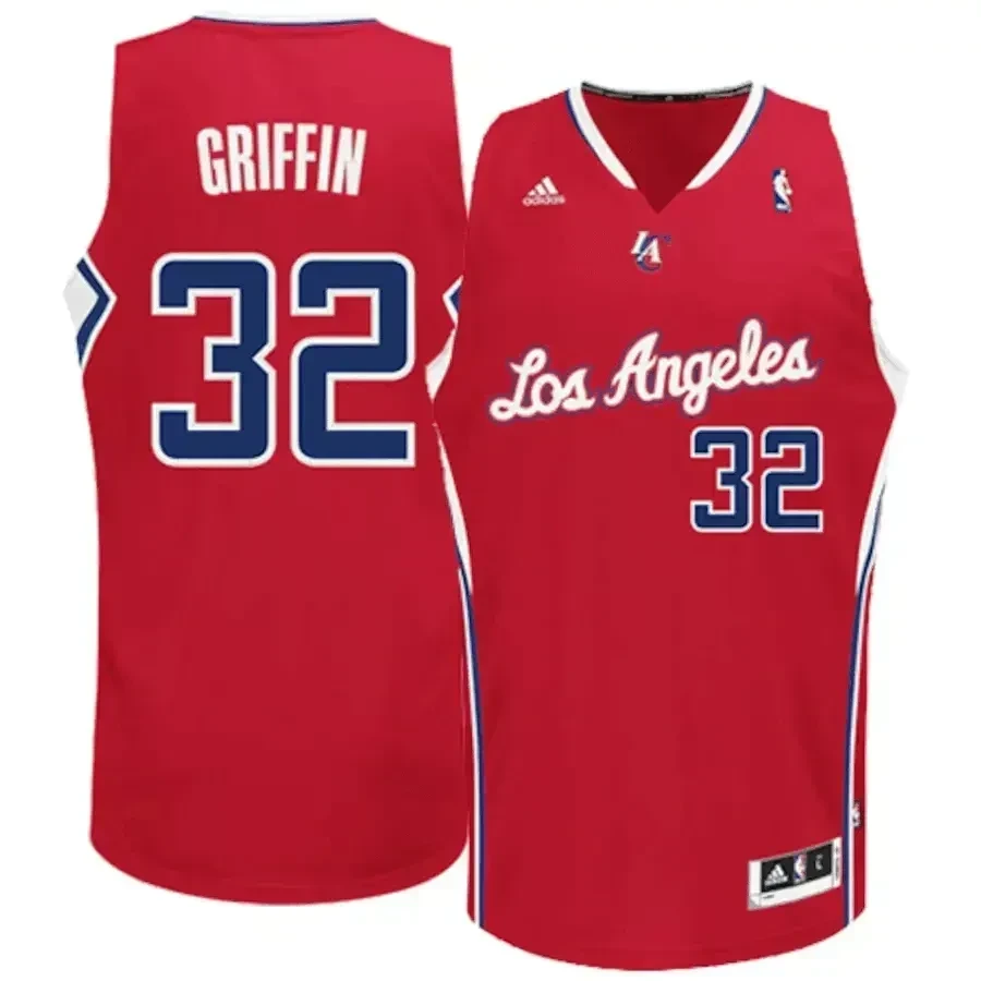 Blake Griffin Los Angeles Clippers Swingman Road Red NBA Jersey Men's