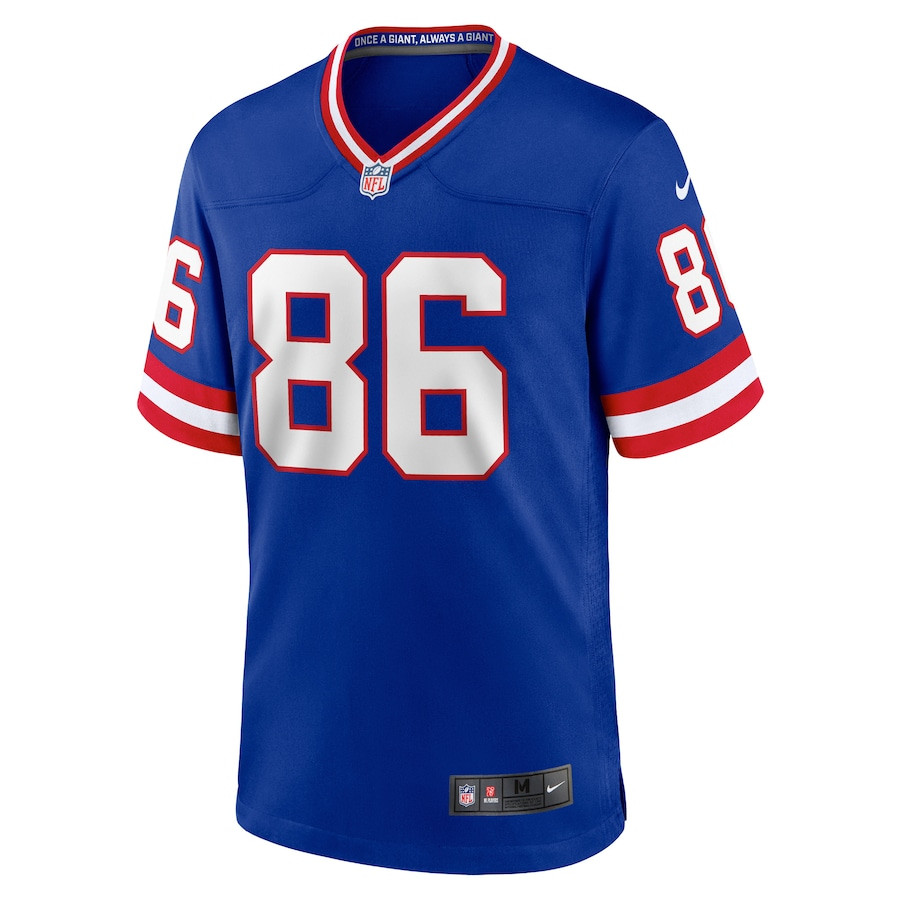 Darius Slayton 86 New York Giants Classic Game Royal NFL Jersey Men's