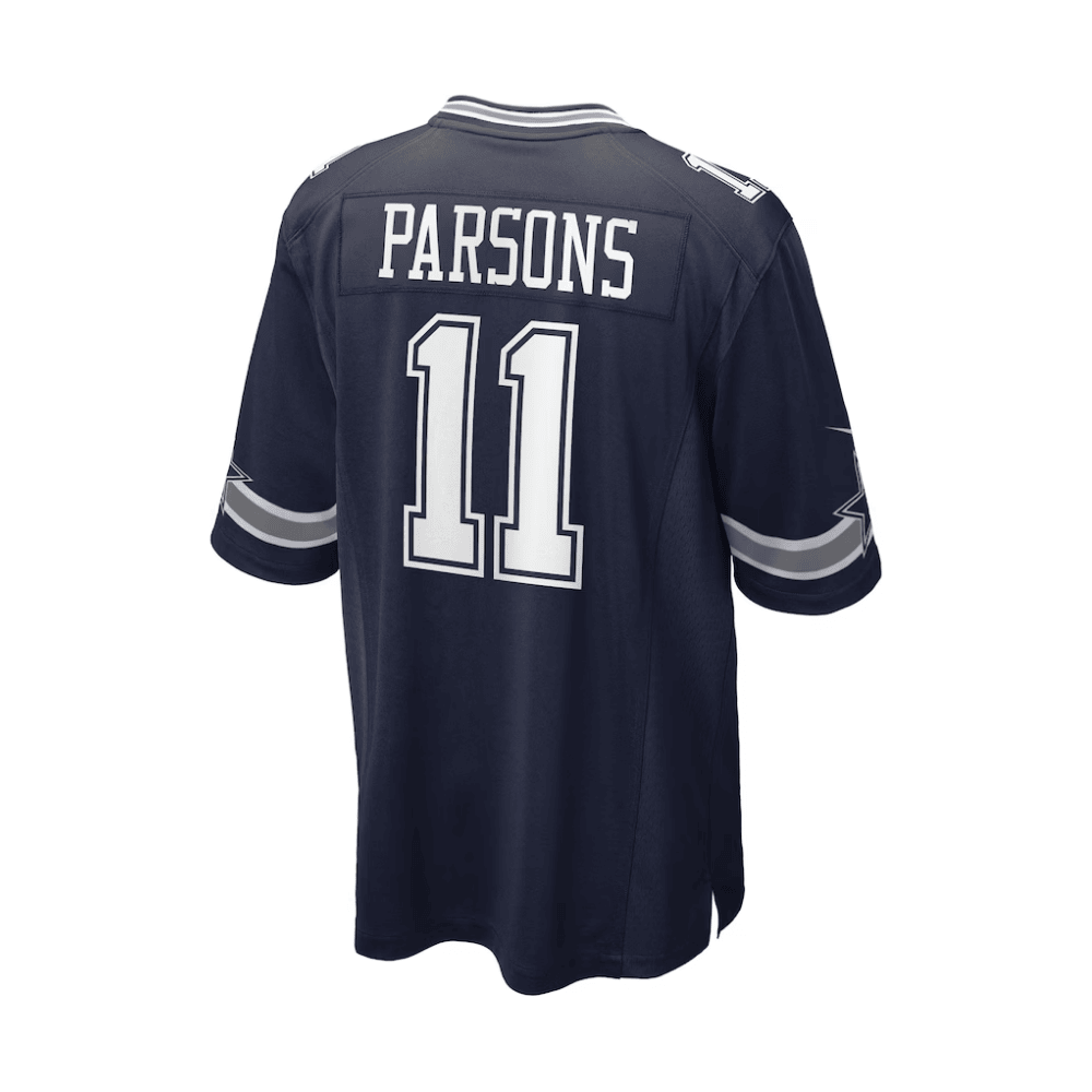 Micah Parsons 11 Dallas Cowboys 2025 Pro Bowl Patch Game Navy NFL Jersey Men's