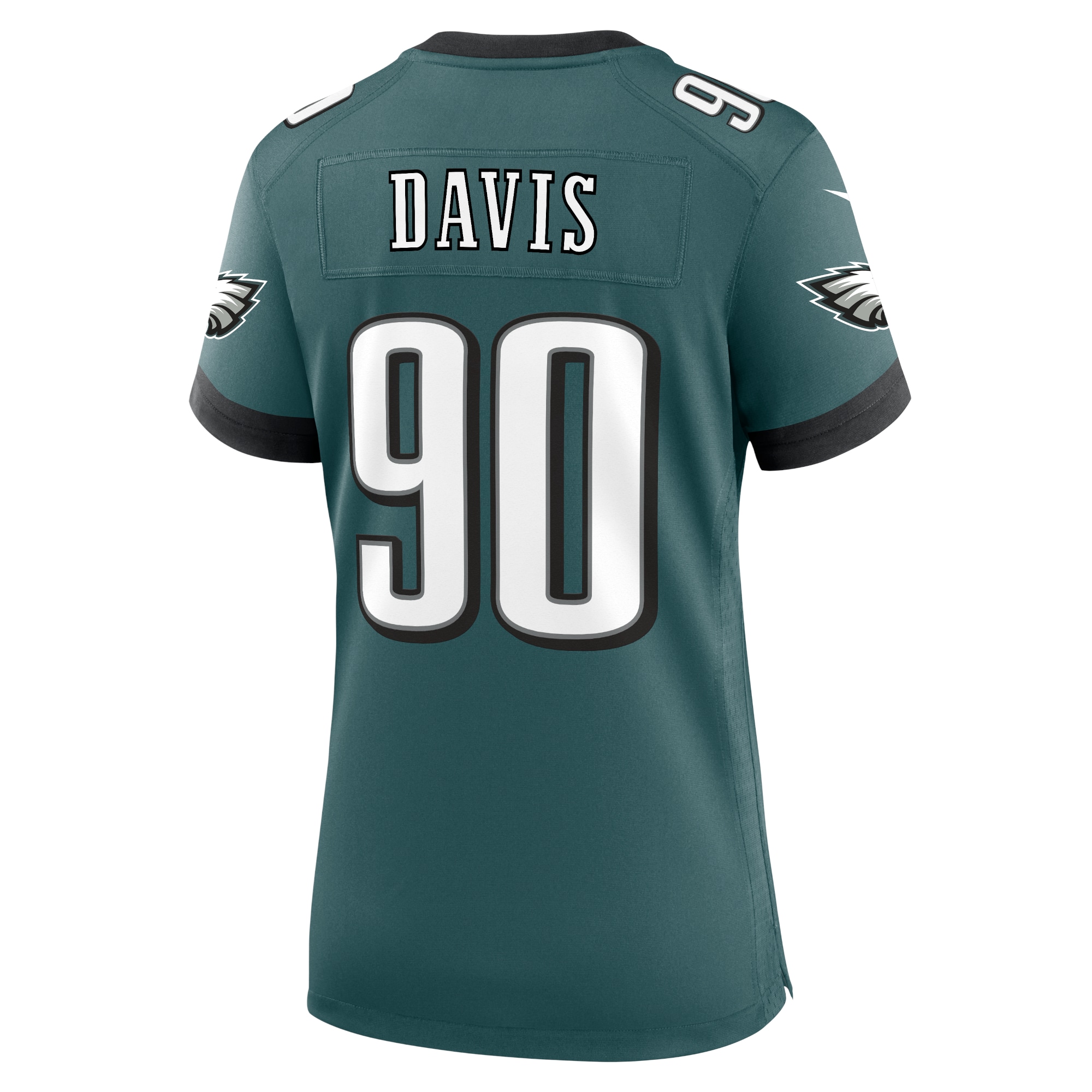 Philadelphia Eagles Davis Midnight Green Team Game NFL Jersey Women's