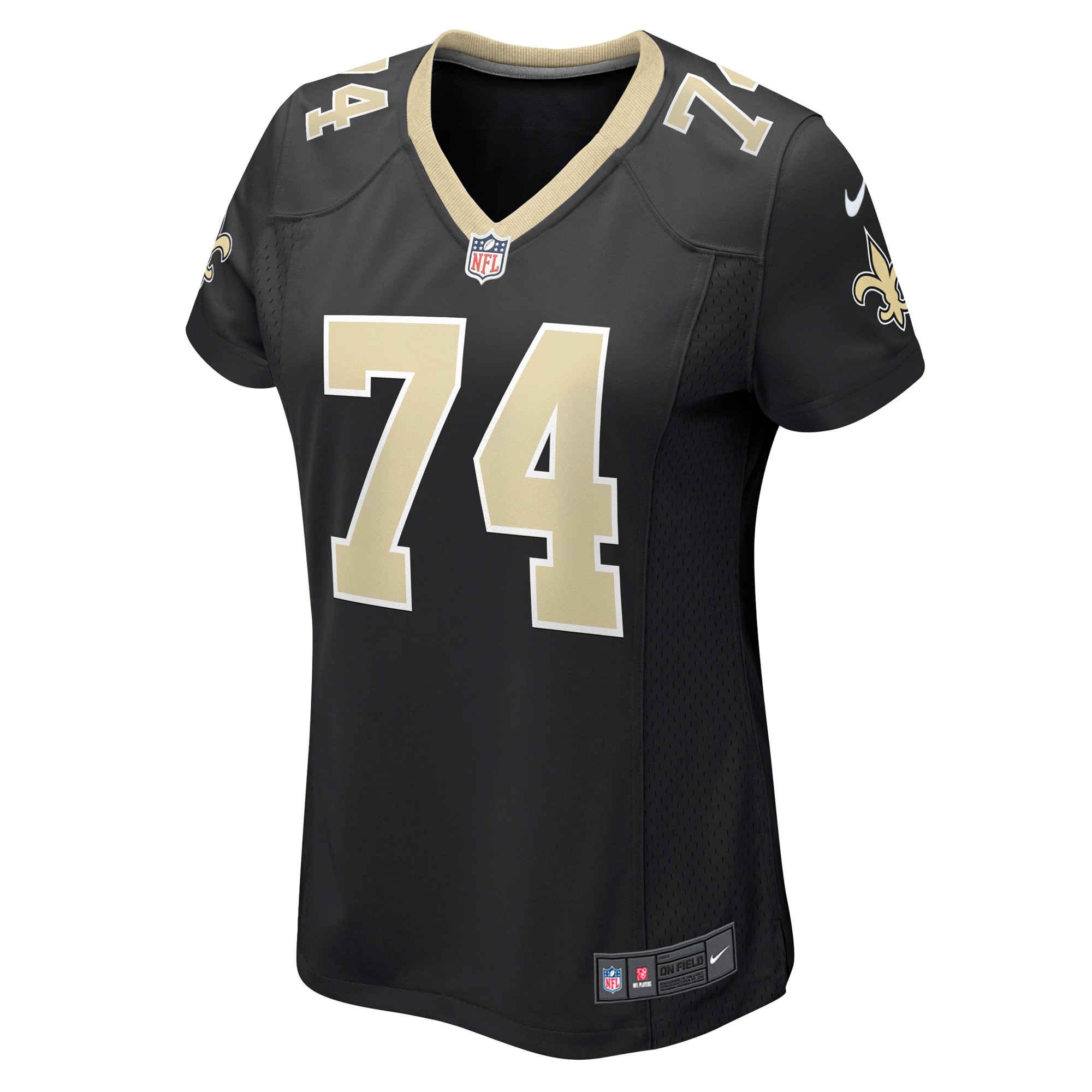 New Orleans Saints Olisaemeka Udoh Black Game NFL Jersey Women's