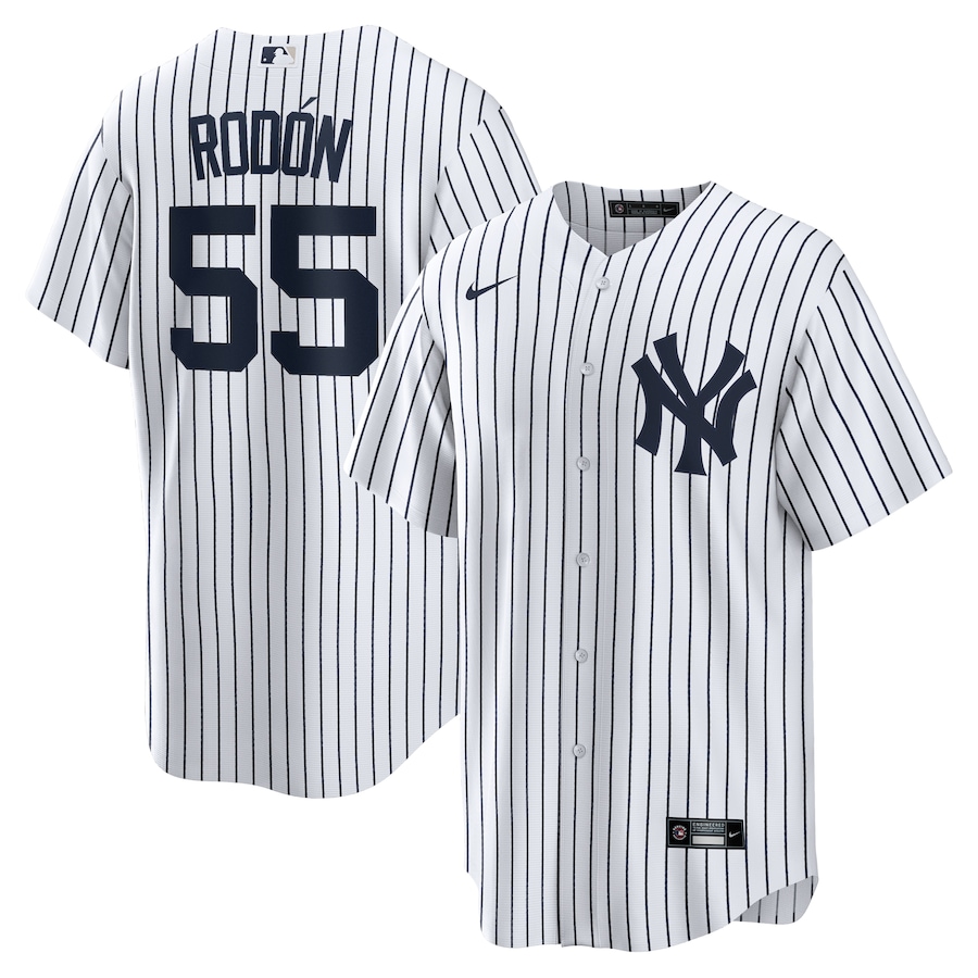 Carlos Rodon New York Yankees Home Official Player Jersey White/Navy