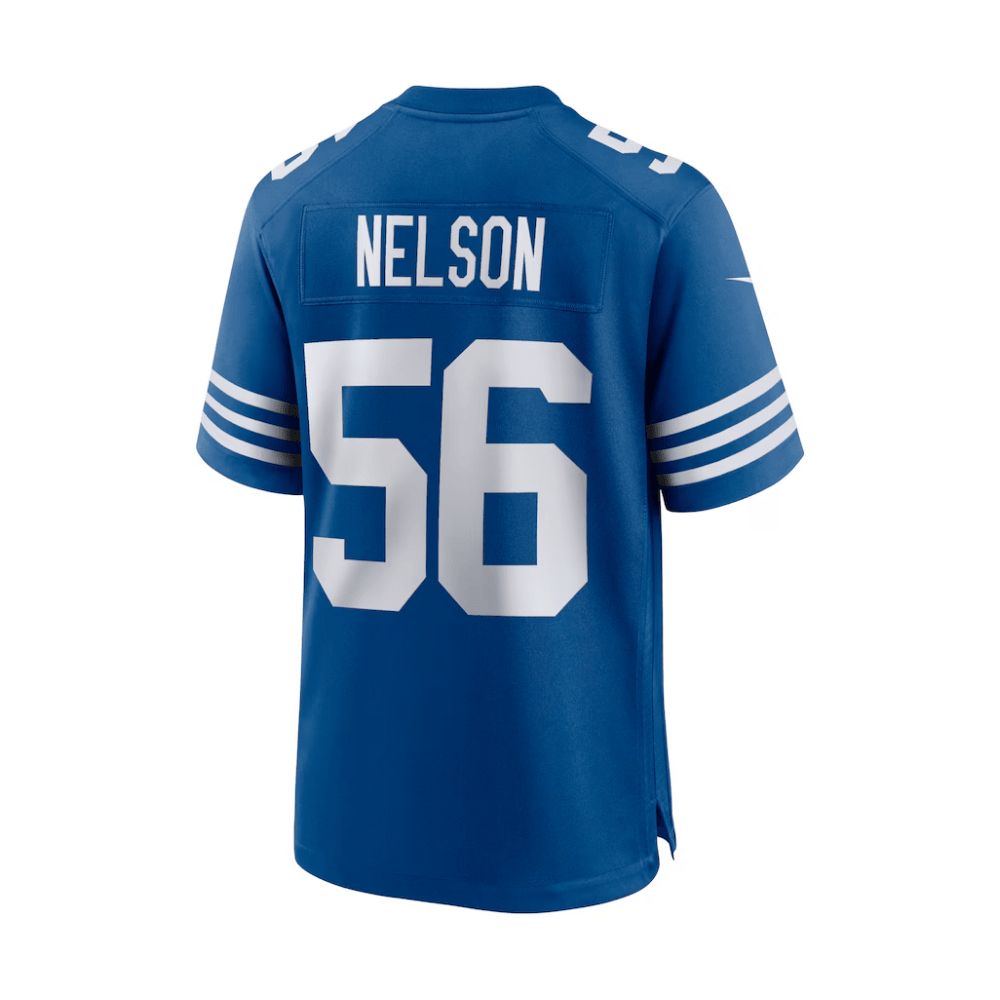 Quenton Nelson 56 Indianapolis Colts 2025 Pro Bowl Patch Game Royal NFL Jersey Men's