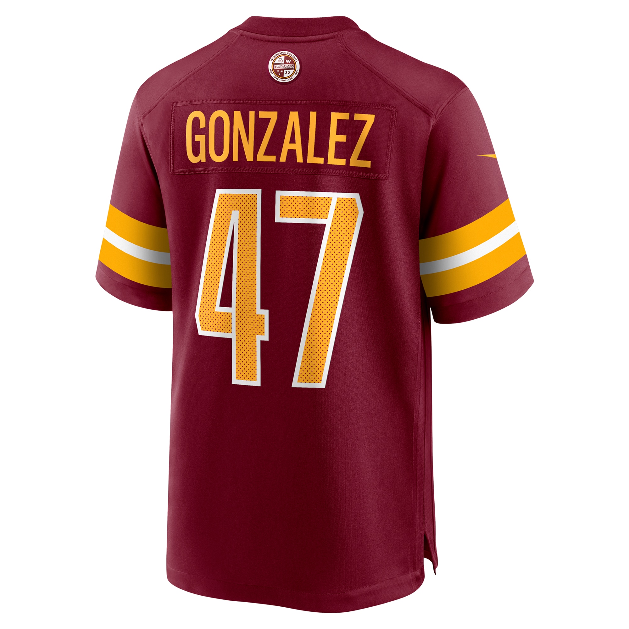 Washington Commanders Zane Gonzalez Burgundy Game NFL Jersey Men's
