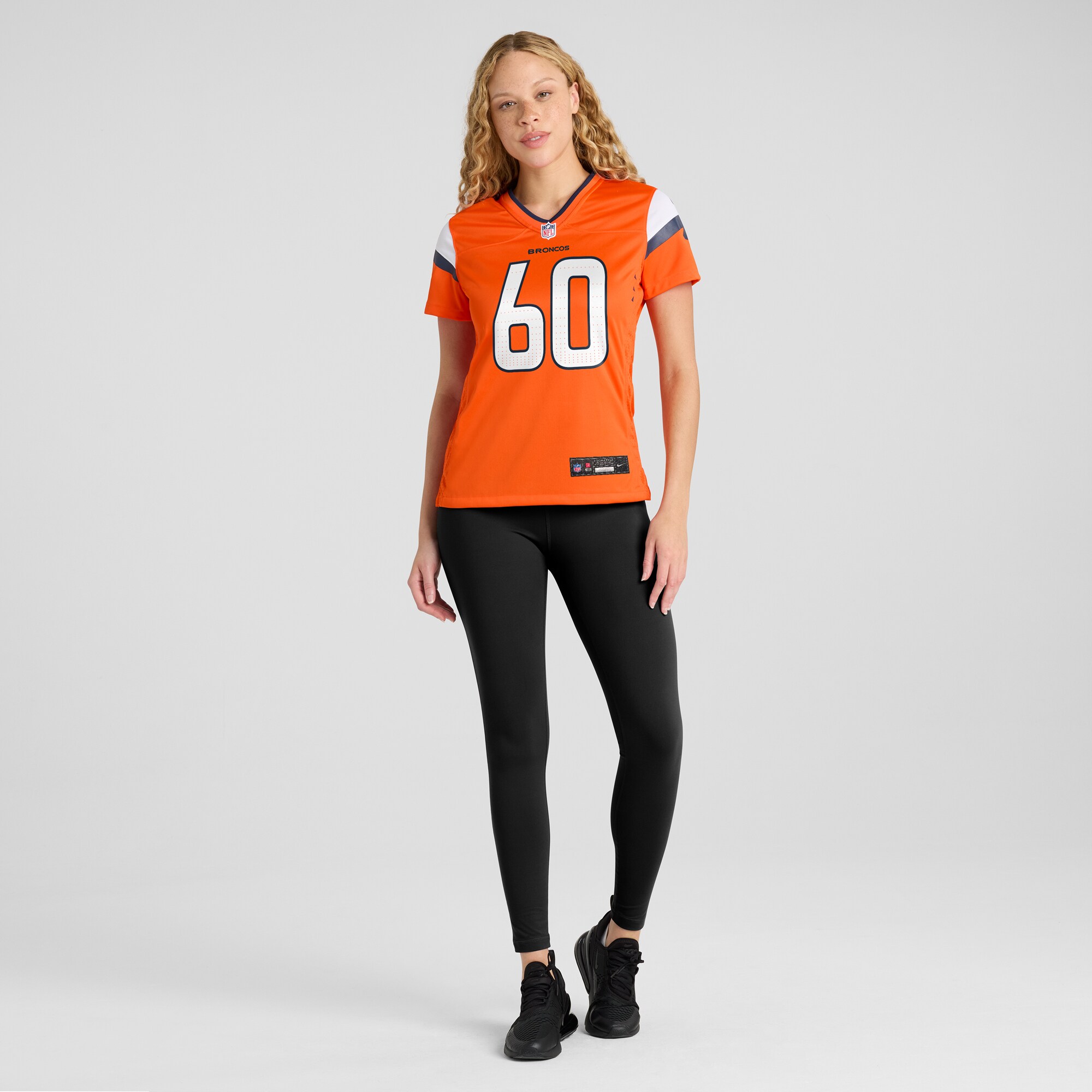 Denver Broncos Luke Wattenberg Orange Team Game NFL Jersey Women's