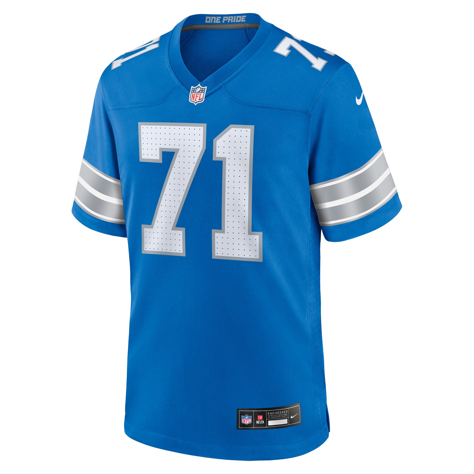 Detroit Lions Kevin Zeitler Blue Game NFL Jersey Men's