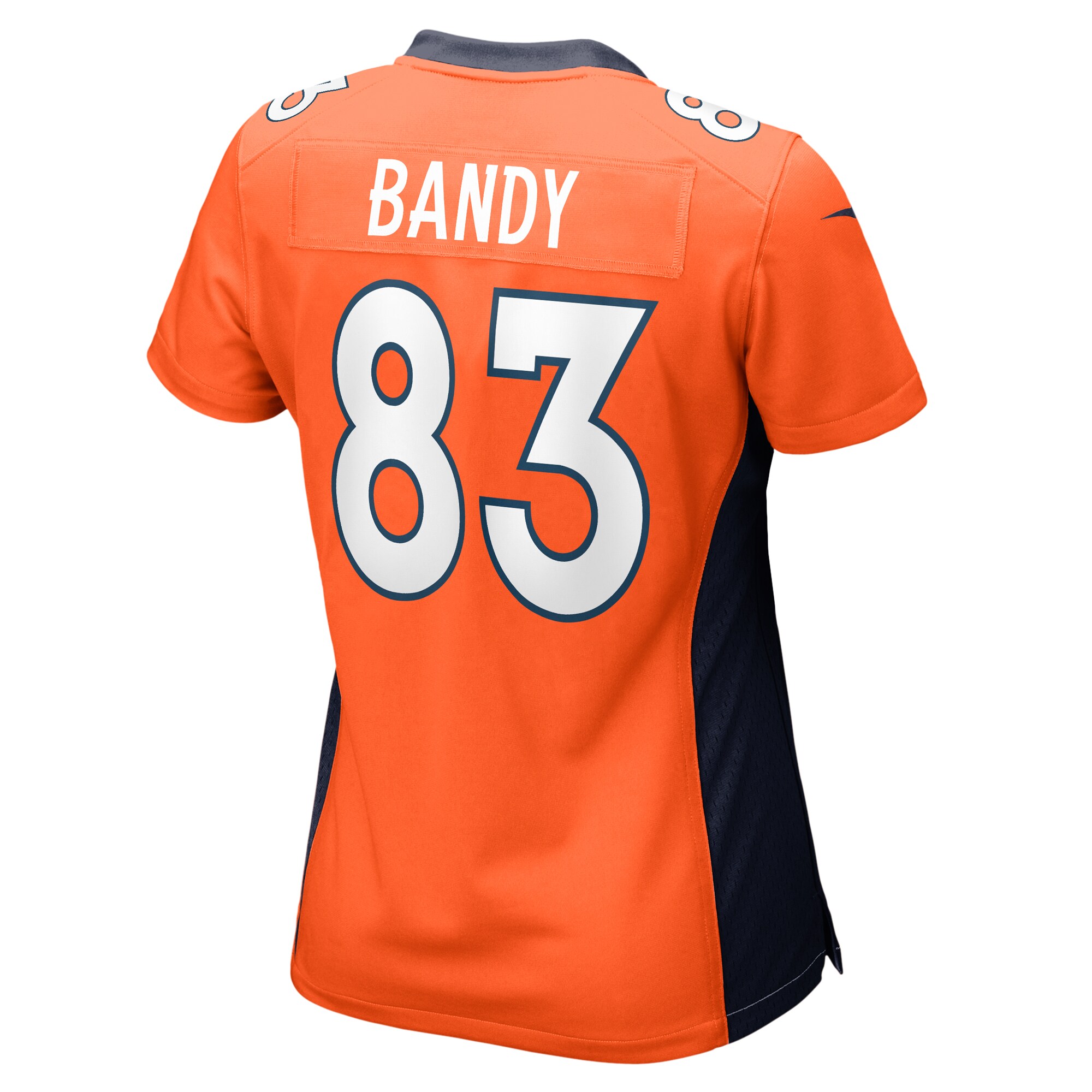 Denver Broncos Michael Bandy Orange Team Game NFL Jersey Women's