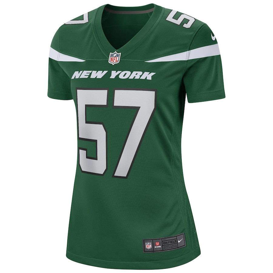 C.J. Mosley 57 New York Jets Green NFL Jersey Women's