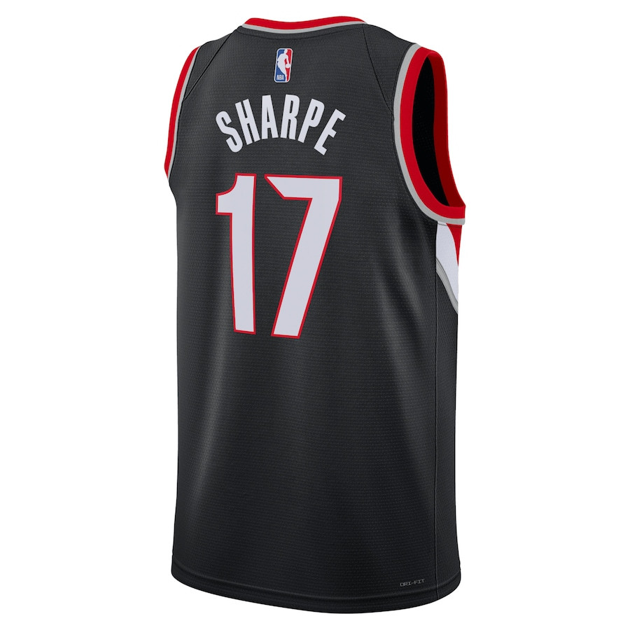 Shaedon Sharpe 17 Portland Trail Blazers Unisex Swingman Icon Edition Black NBA Jersey Unisex