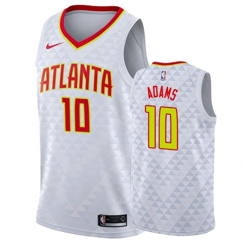 Atlanta Hawks Jaylen Adams 10 Associatio White NBA Jersey Men's
