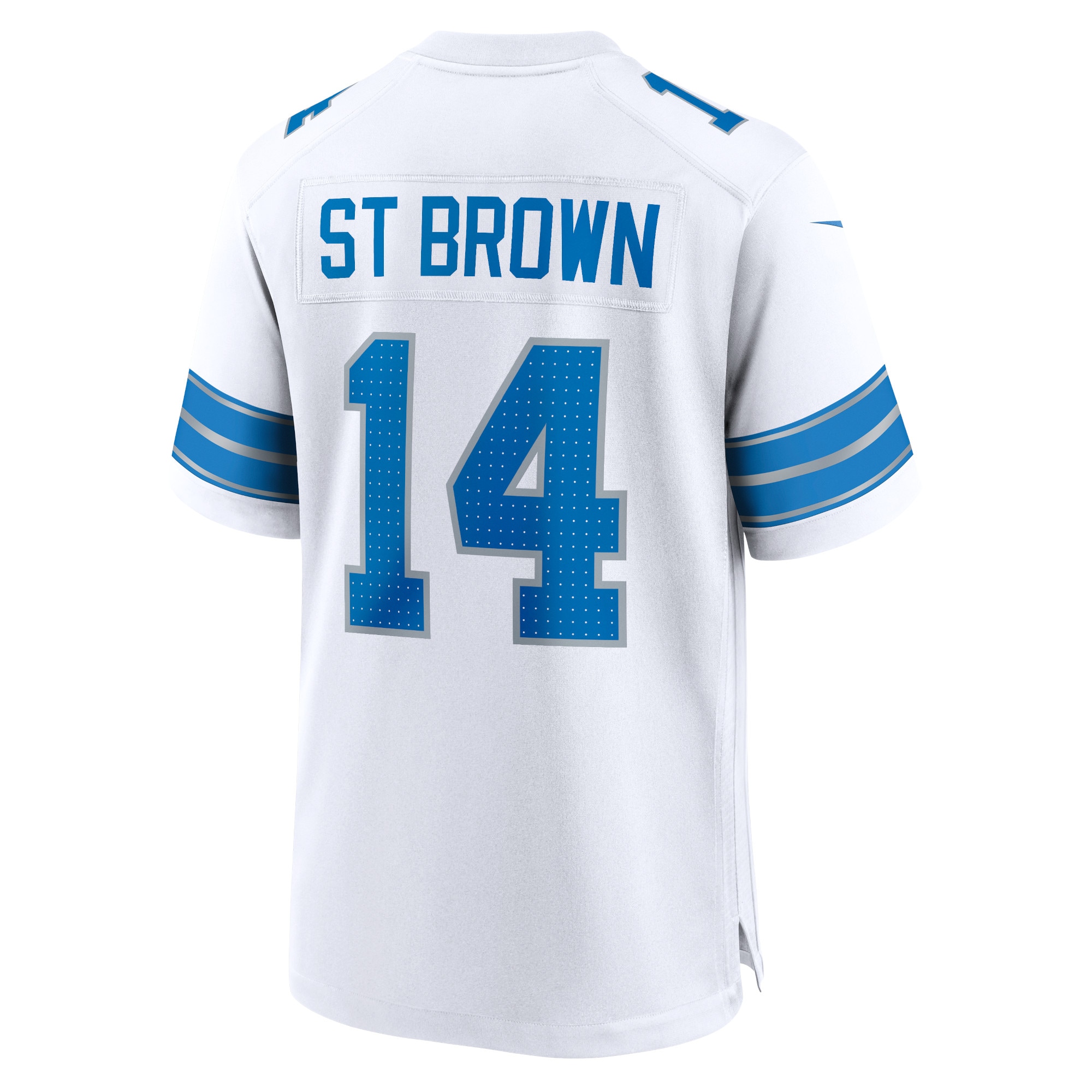 Detroit Lions Amon-Ra St. Brown White Game NFL Jersey Men's