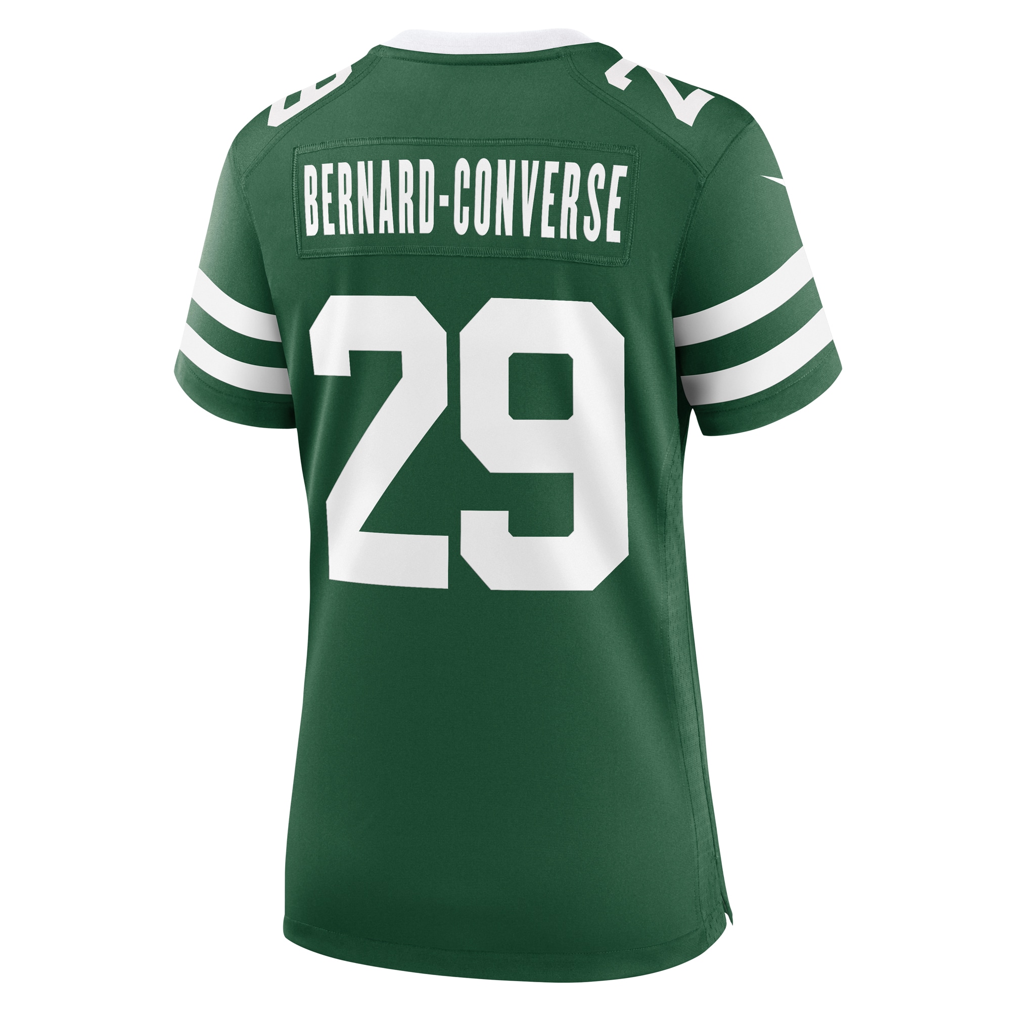 New York Jets Jarrick Bernard Converse Legacy Green Team Game NFL Jersey Women's