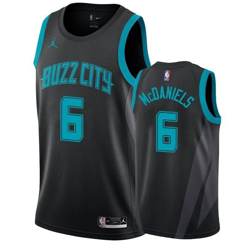 Charlotte Hornets Jalen Mcdaniels 6 City NBA Jersey Men's