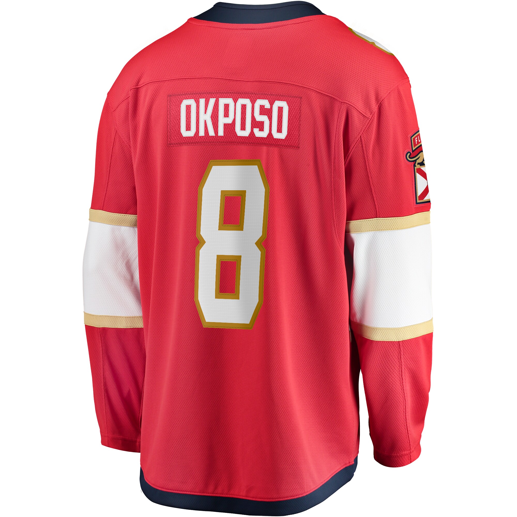 Florida Panthers Kyle Okposo Red Home Premier Breakaway Player NHL Jersey Men's