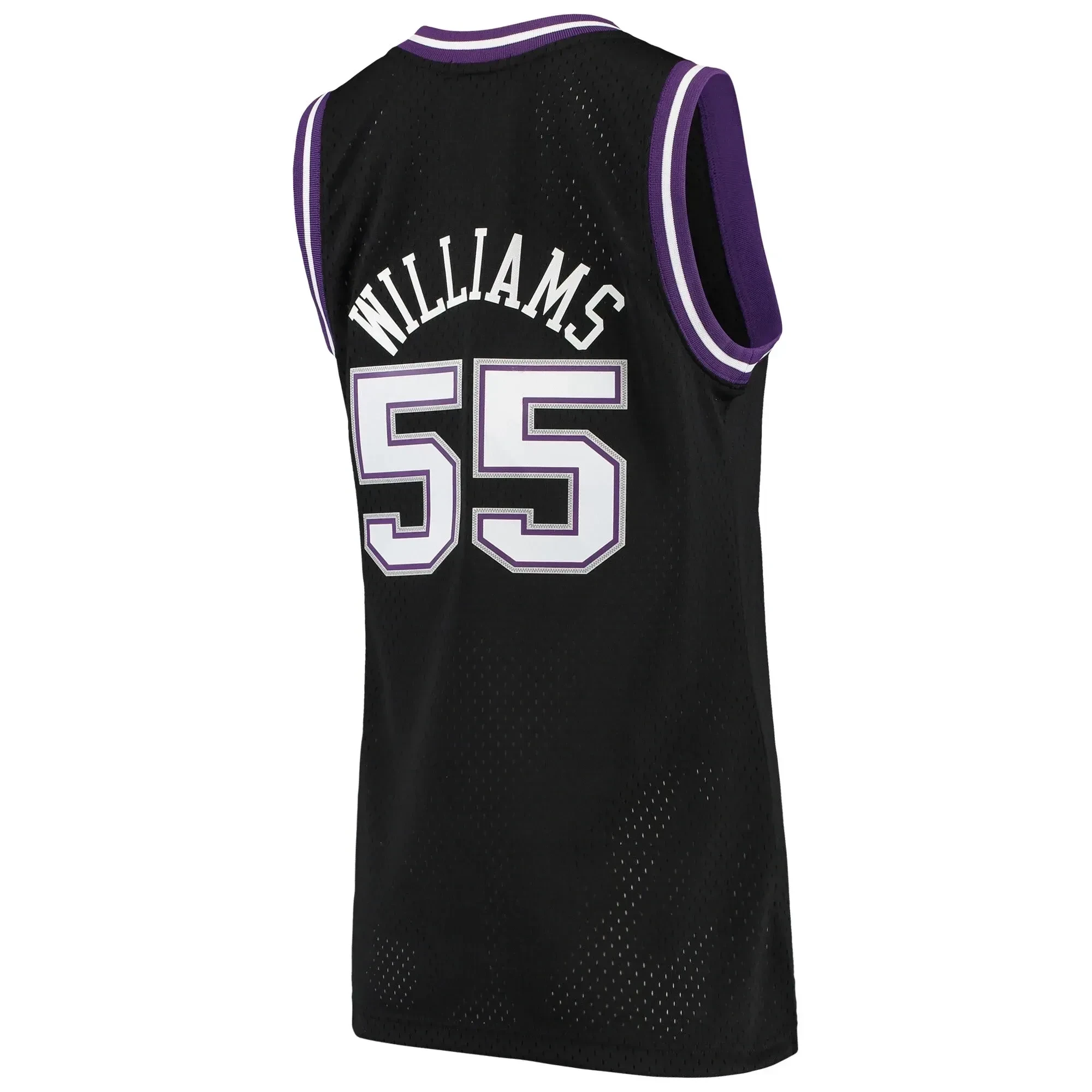 Jason Williams Sacramento Kings Mitchell Ness 2000-01 Hardwood Classics Swingman Black NBA Jersey Women's