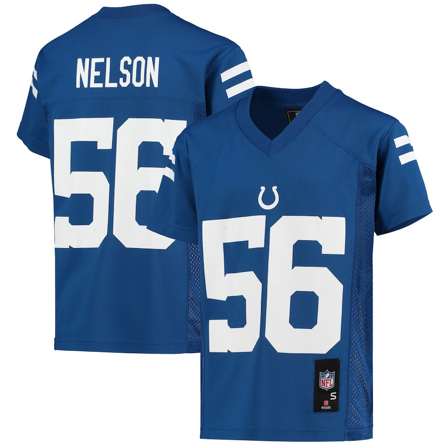 Quenton Nelson 56 Indianapolis Colts Royal NFL Jersey Youth