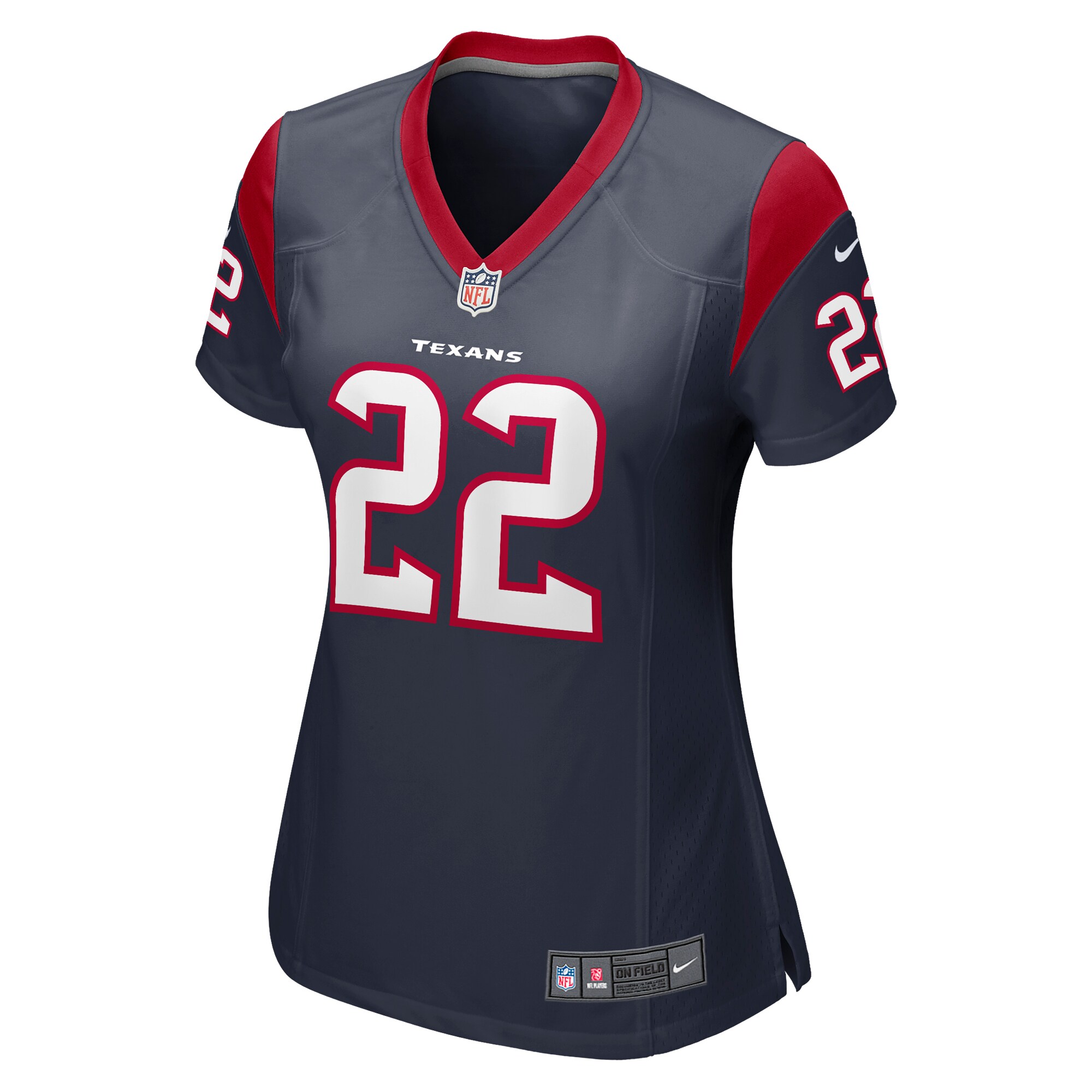 Houston Texans Mike Boone Navy Game Player NFL Jersey Women's
