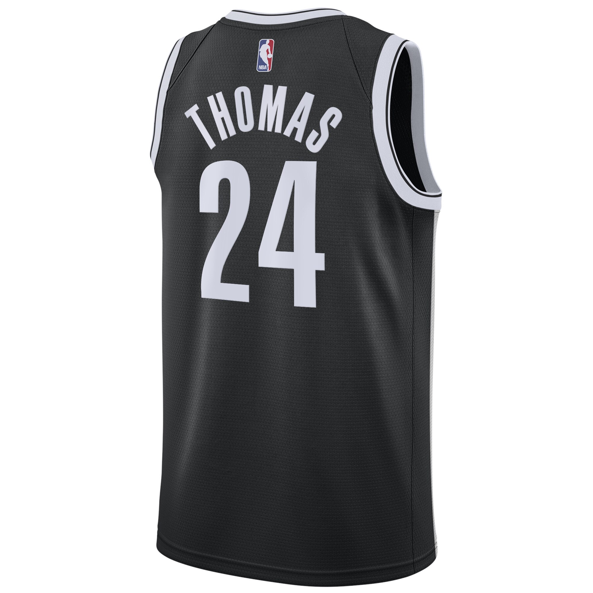 Brooklyn Nets Icon Edition Swingman Black Cameron Thomas NBA Jersey Men's