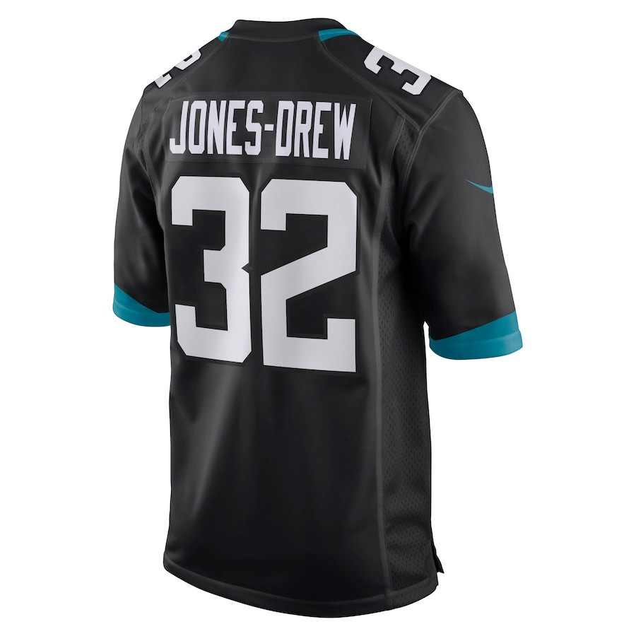 Maurice Jones-Drew 32 Jacksonville Jaguars Game Retired Black NFL Jersey Men's