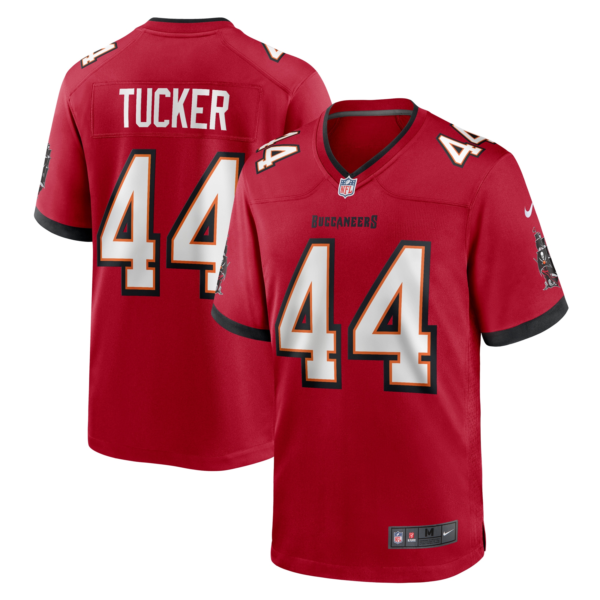 Tampa Bay Buccaneers Sean Tucker Red Game NFL Jersey Men's