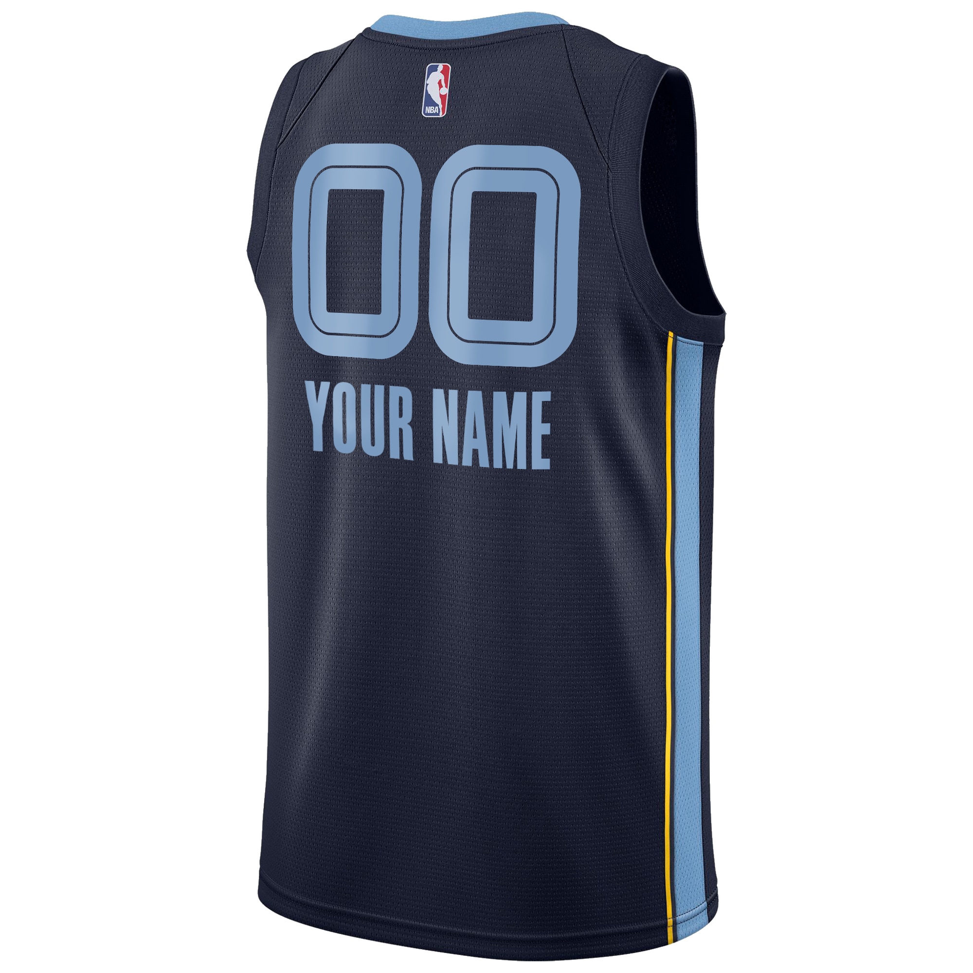 Memphis Grizzlies Icon Swingman Custom NBA Jersey Youth