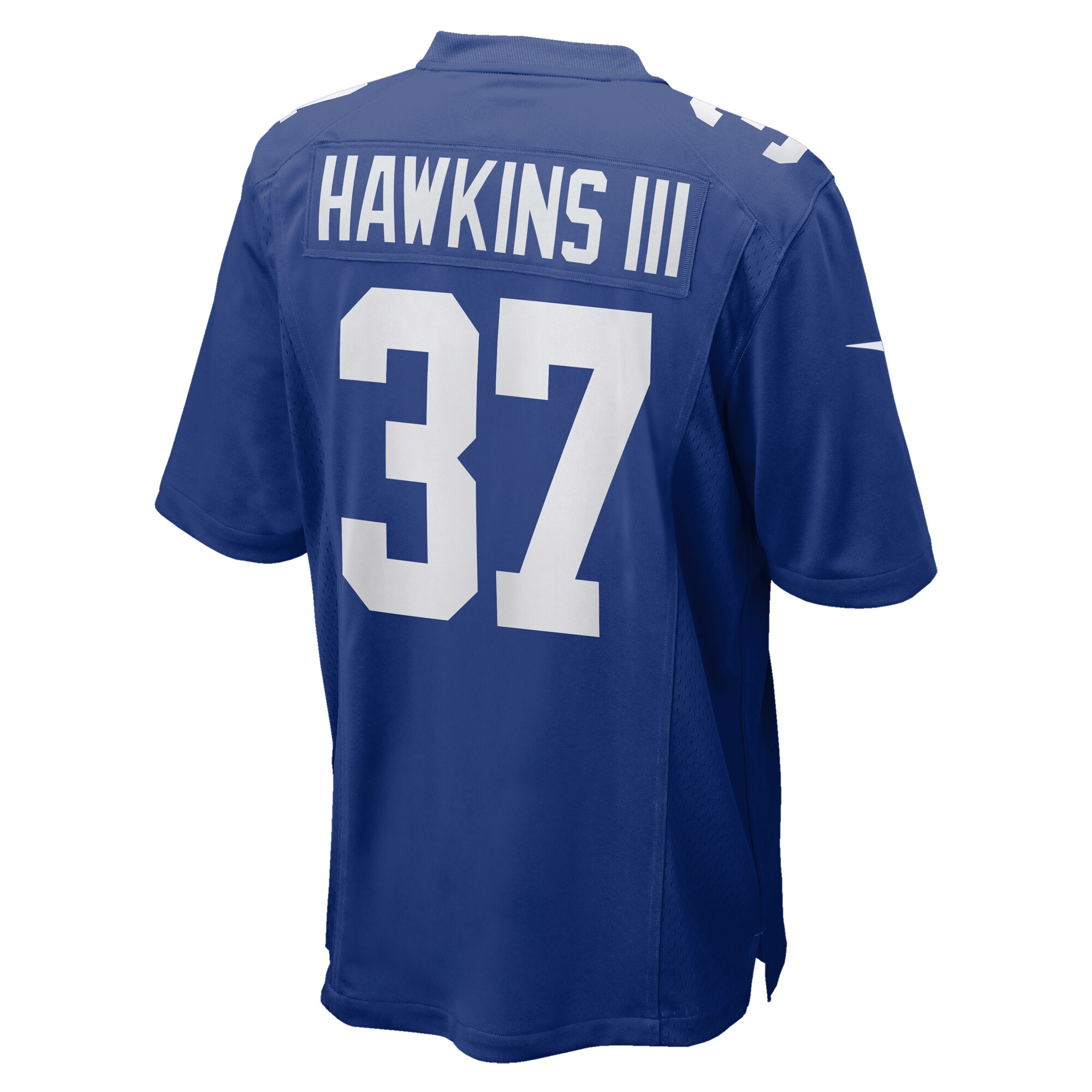 New York Giants Tre Hawkins Royal Game NFL Jersey Men's