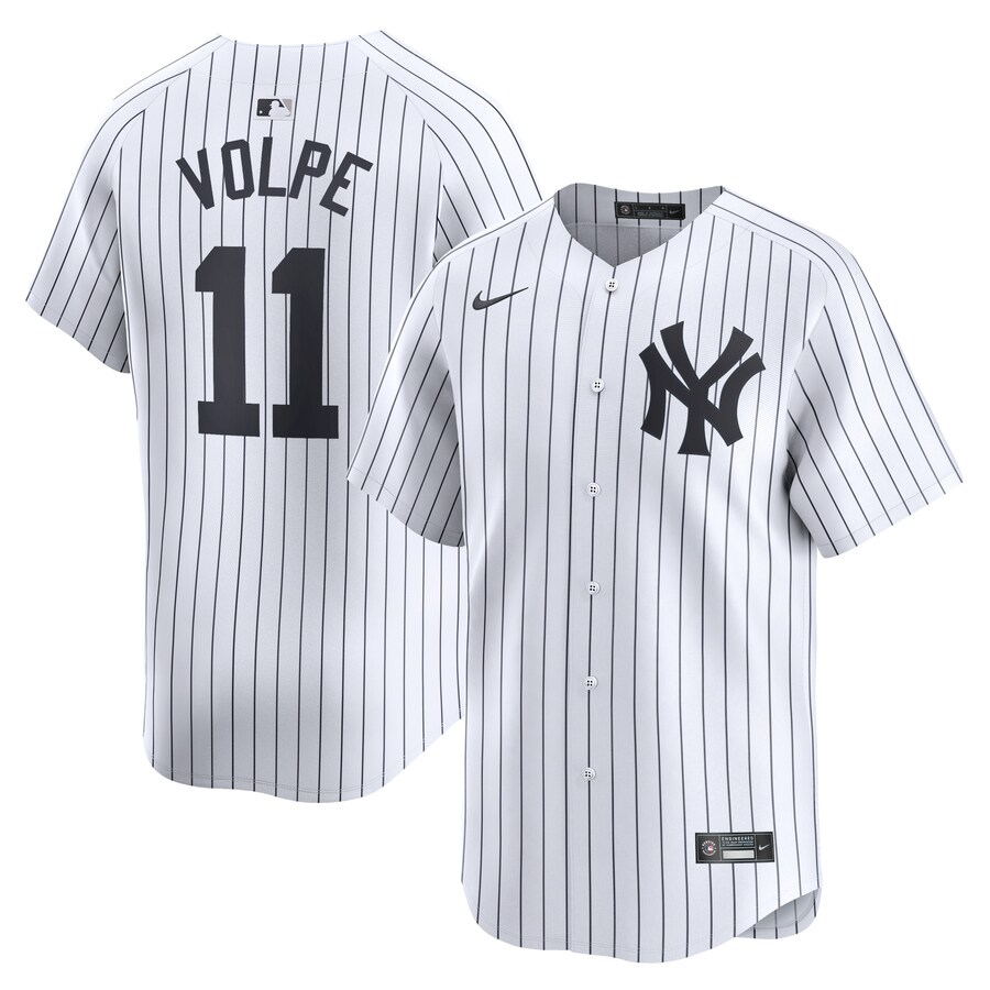Anthony Volpe New York Yankees Youth Home Limited Player Jersey White