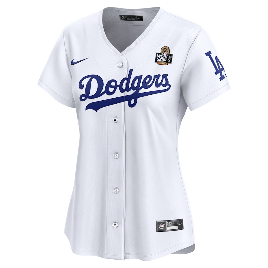 Los Angeles Dodgers 2024 World Series Home Limited White MLB Jersey Women's