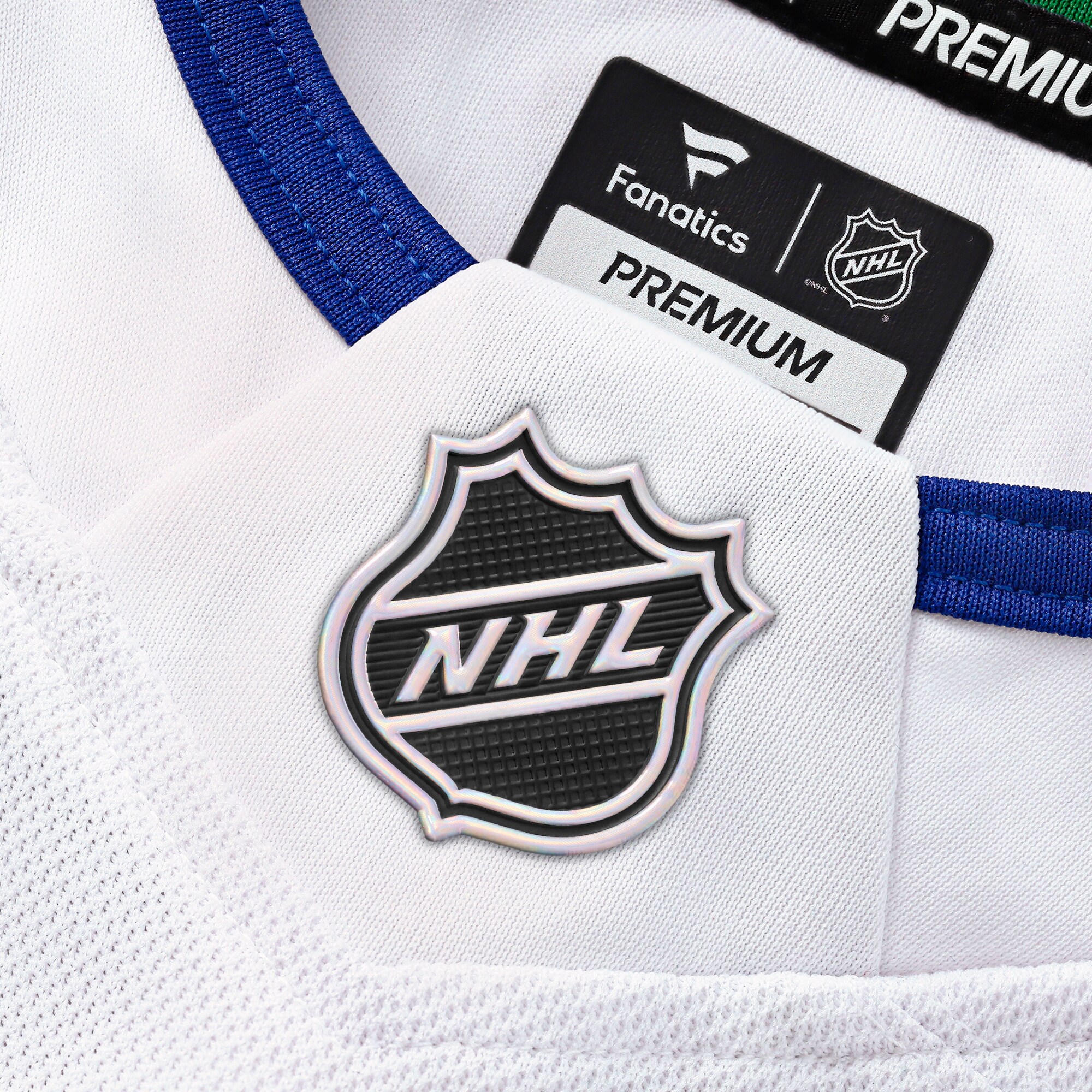 Vancouver Canucks White Away Premium NHL Jersey Men's