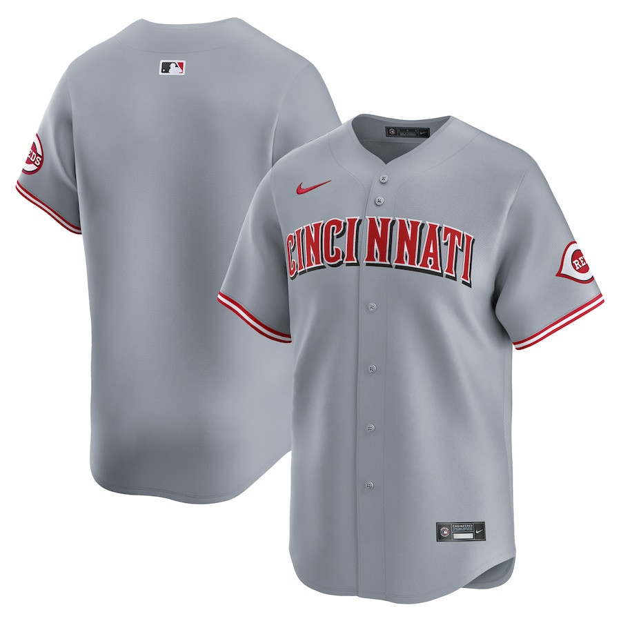Cincinnati Reds Away Limited Gray MLB Jersey Men's
