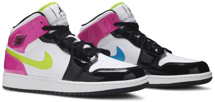 Air Jordan 1 Mid SE GS Cyber Active Fuchsia CZ9835-100