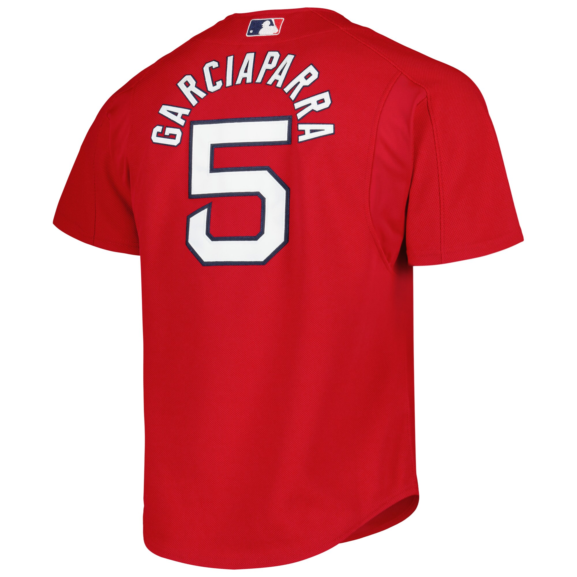 Boston Red Sox Nomar Garciaparra Mitchell Ness Red Cooperstown Collection Mesh Batting Practice Button-Up MLB Jersey Men's
